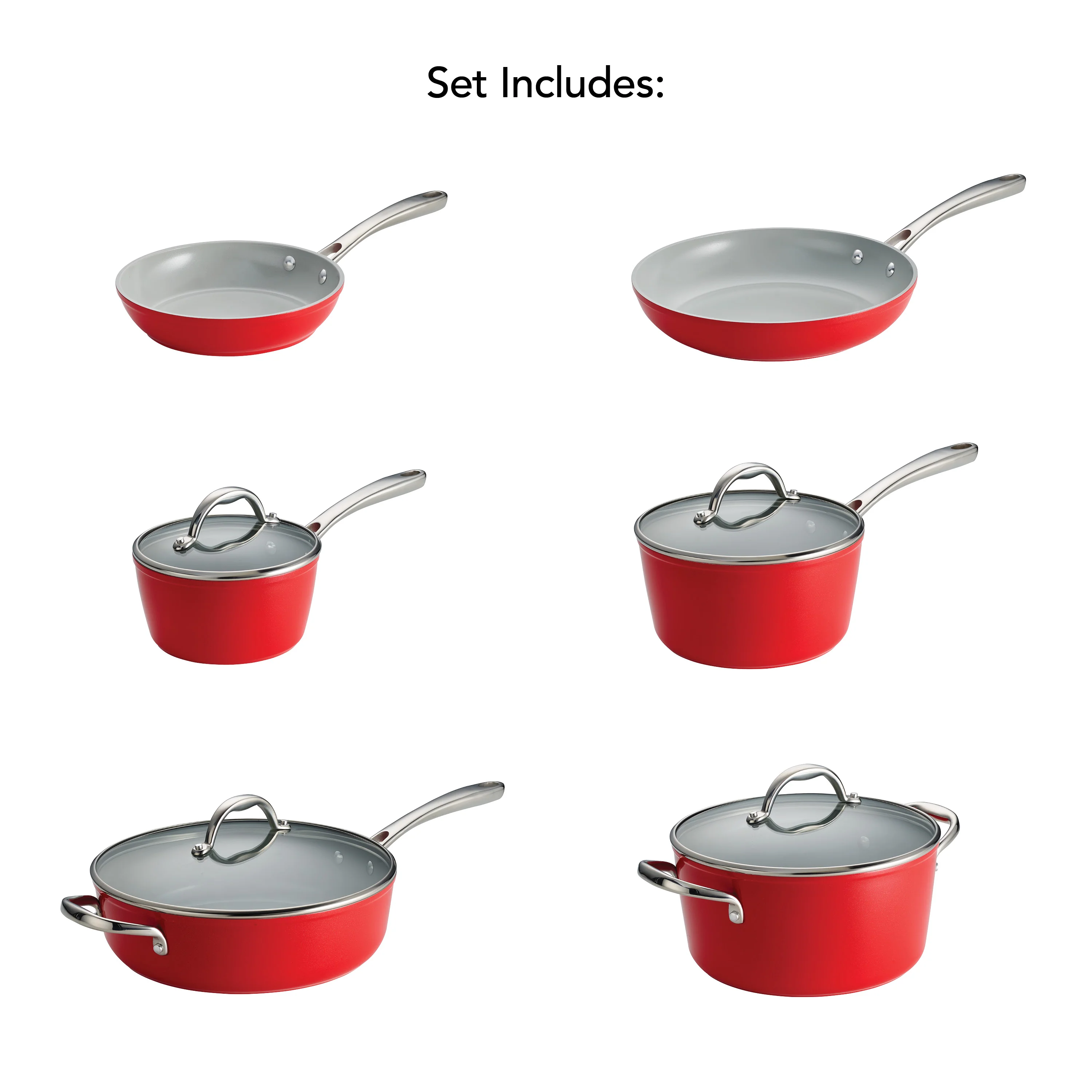 10 Piece Cold-Forged Induction Ceramic Cookware Set - Image 4