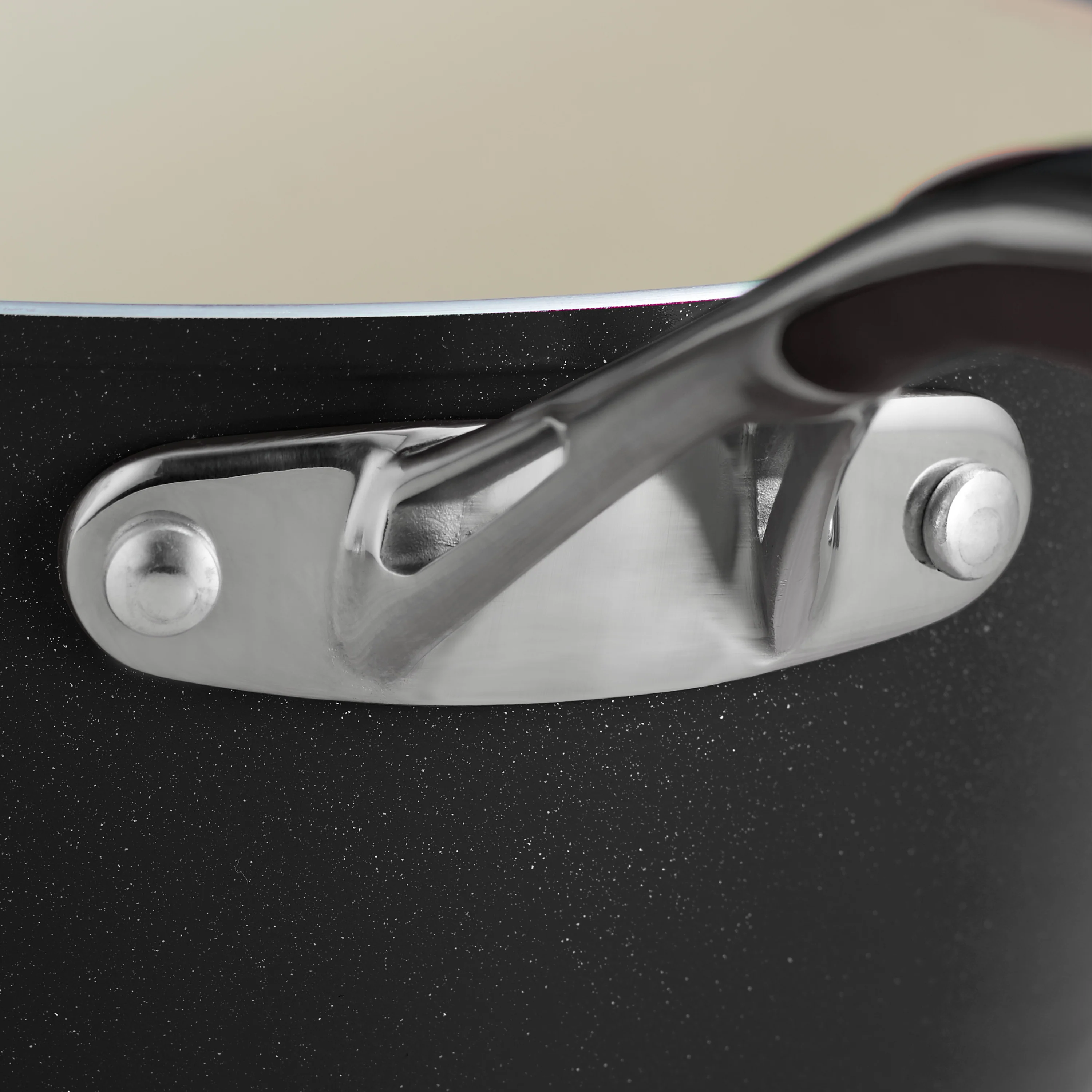 Ceramica Deluxe 11 Inch Ceramic Covered Deep Skillet - Black - Image 3