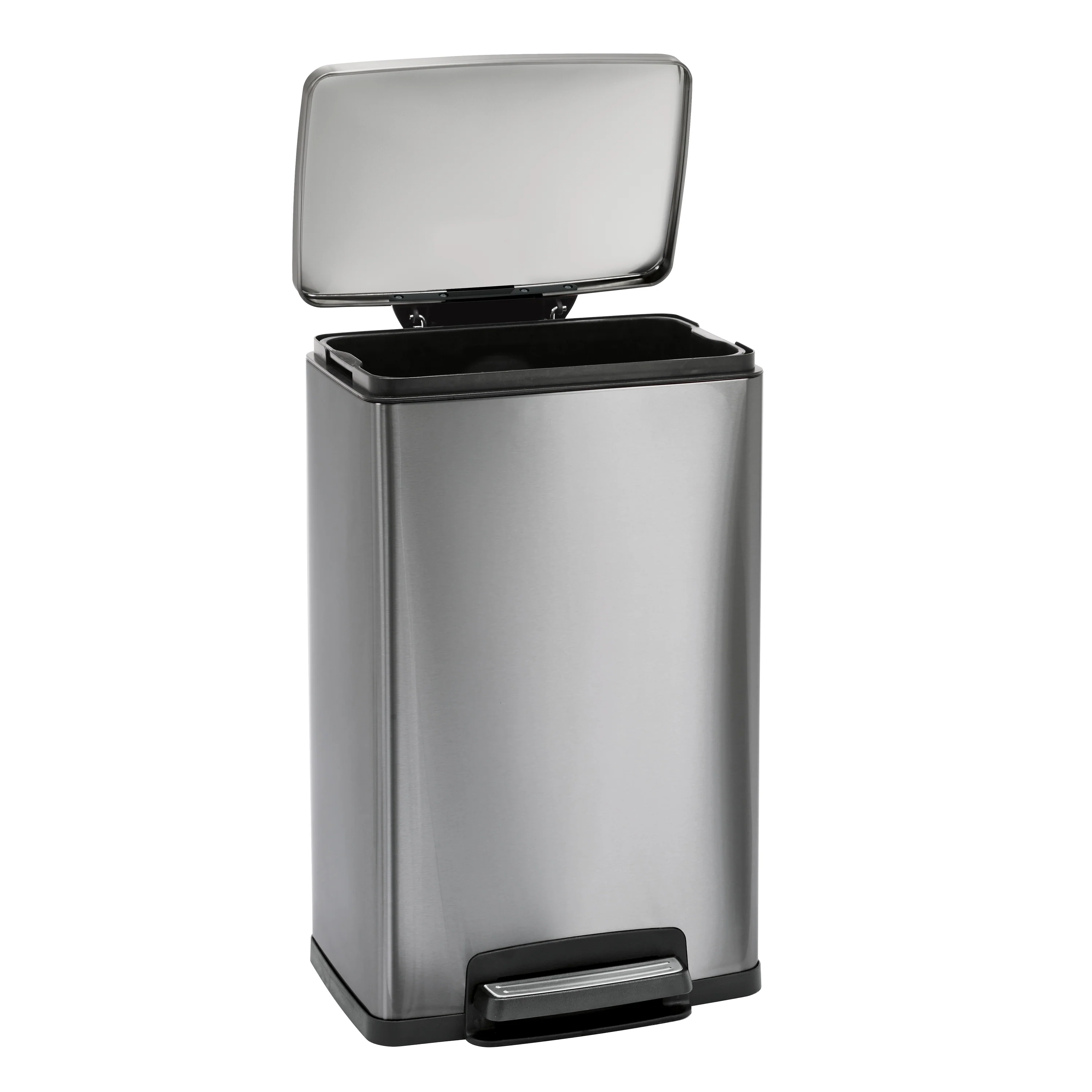 13 Gallon Step Trash Can Rectangle Shape - Stainless Steel - Image 6