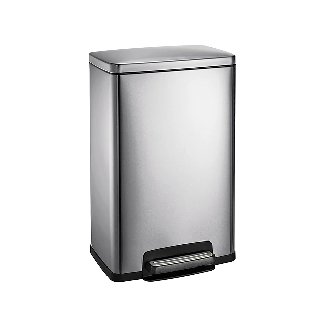 13 Gallon Step Trash Can Rectangle Shape - Stainless Steel - Image 7