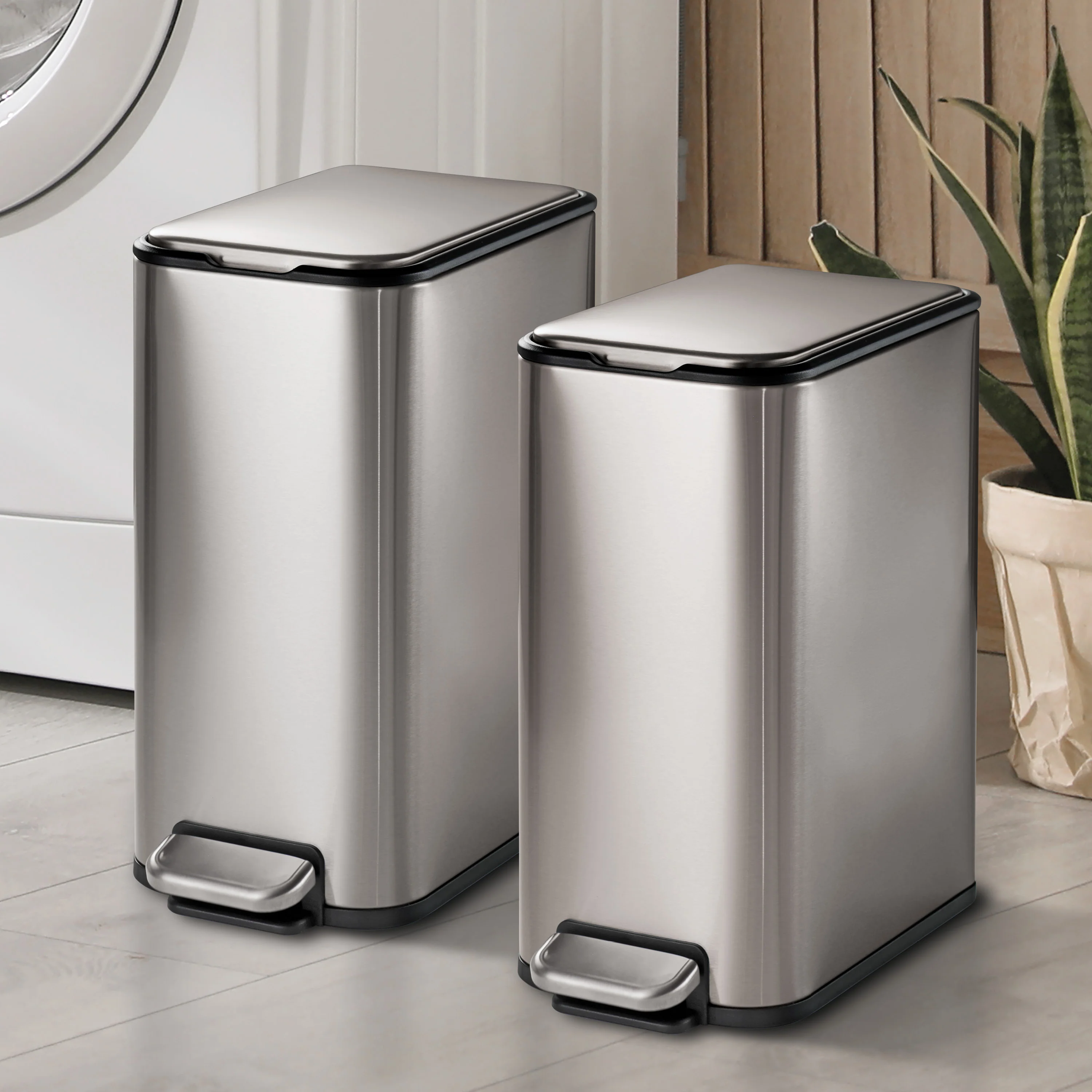 2 Gallon Step Trash Cans - 2 Pack - Image 5