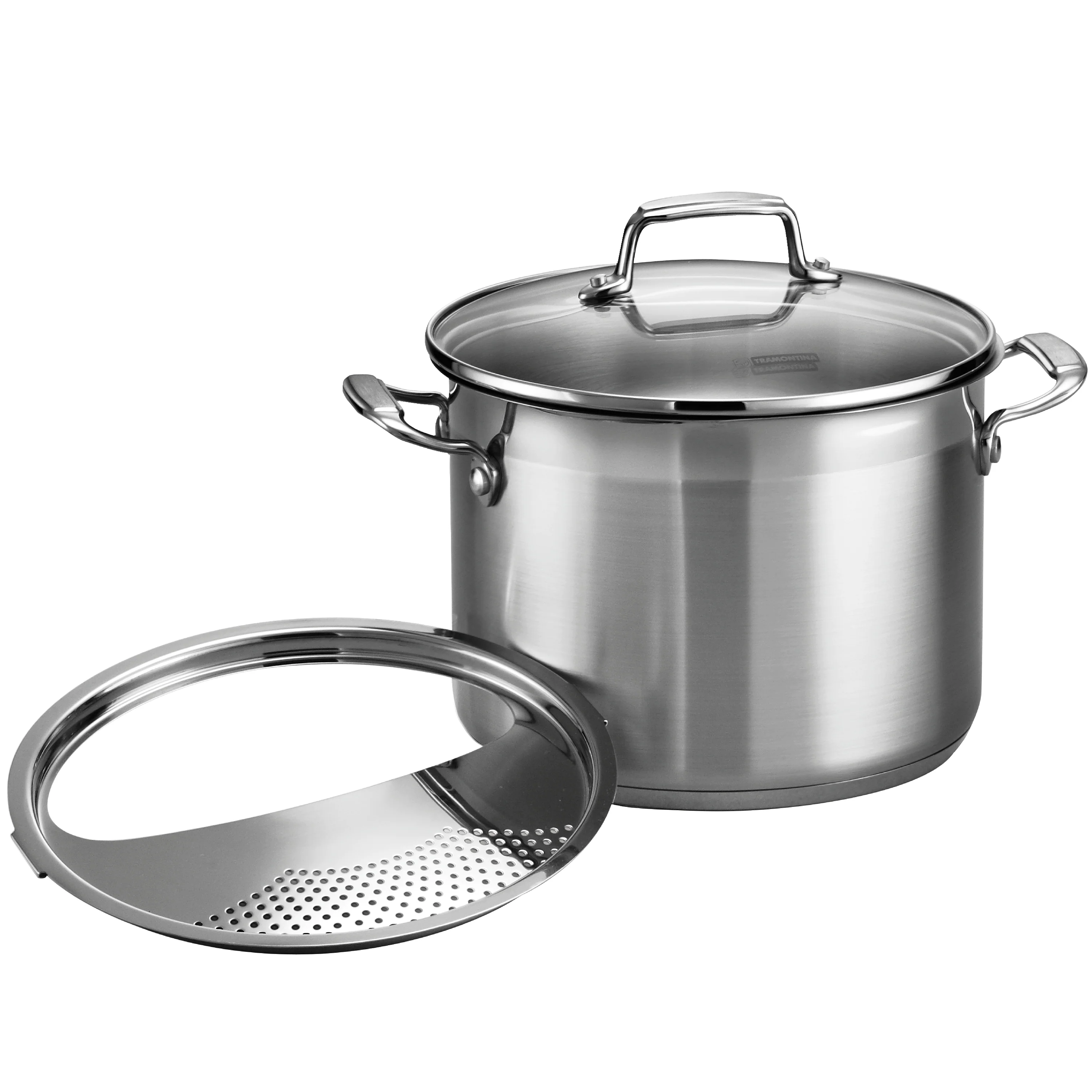 3 Piece - 6 Quart Stainless Steel Pasta Cooker - Image 5