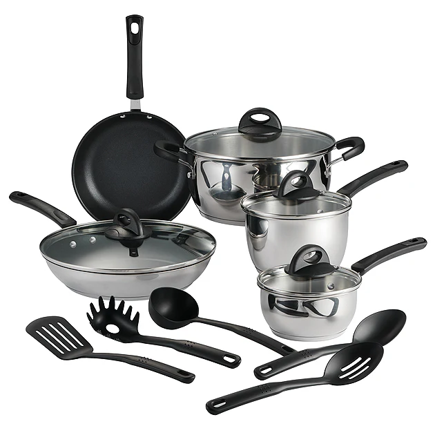 14 PC COOKWARE SET - Stainless Steel TRIPLY BASE - YUMA - Image 10