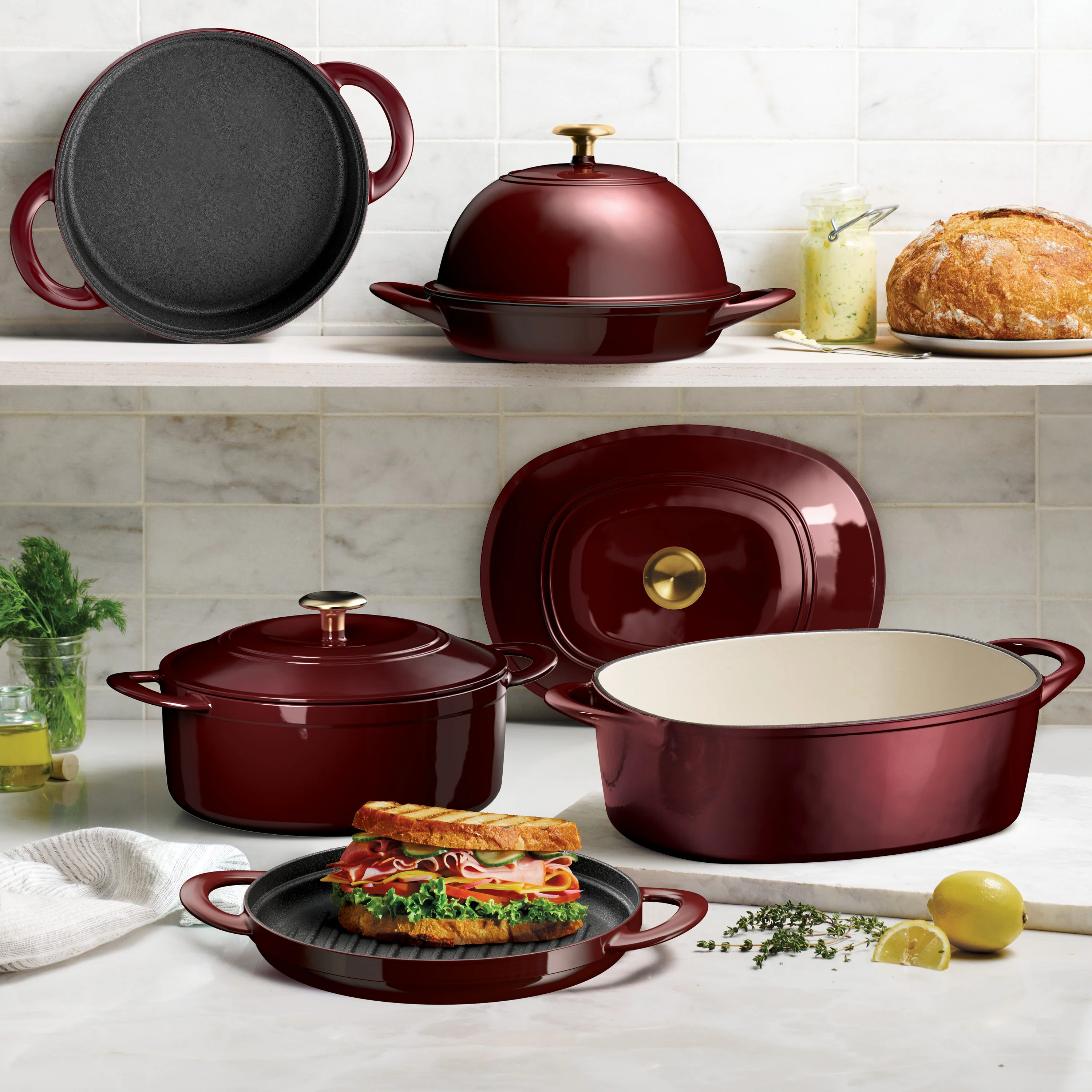 9.5 Inch Cast Iron Bread Oven - Image 6