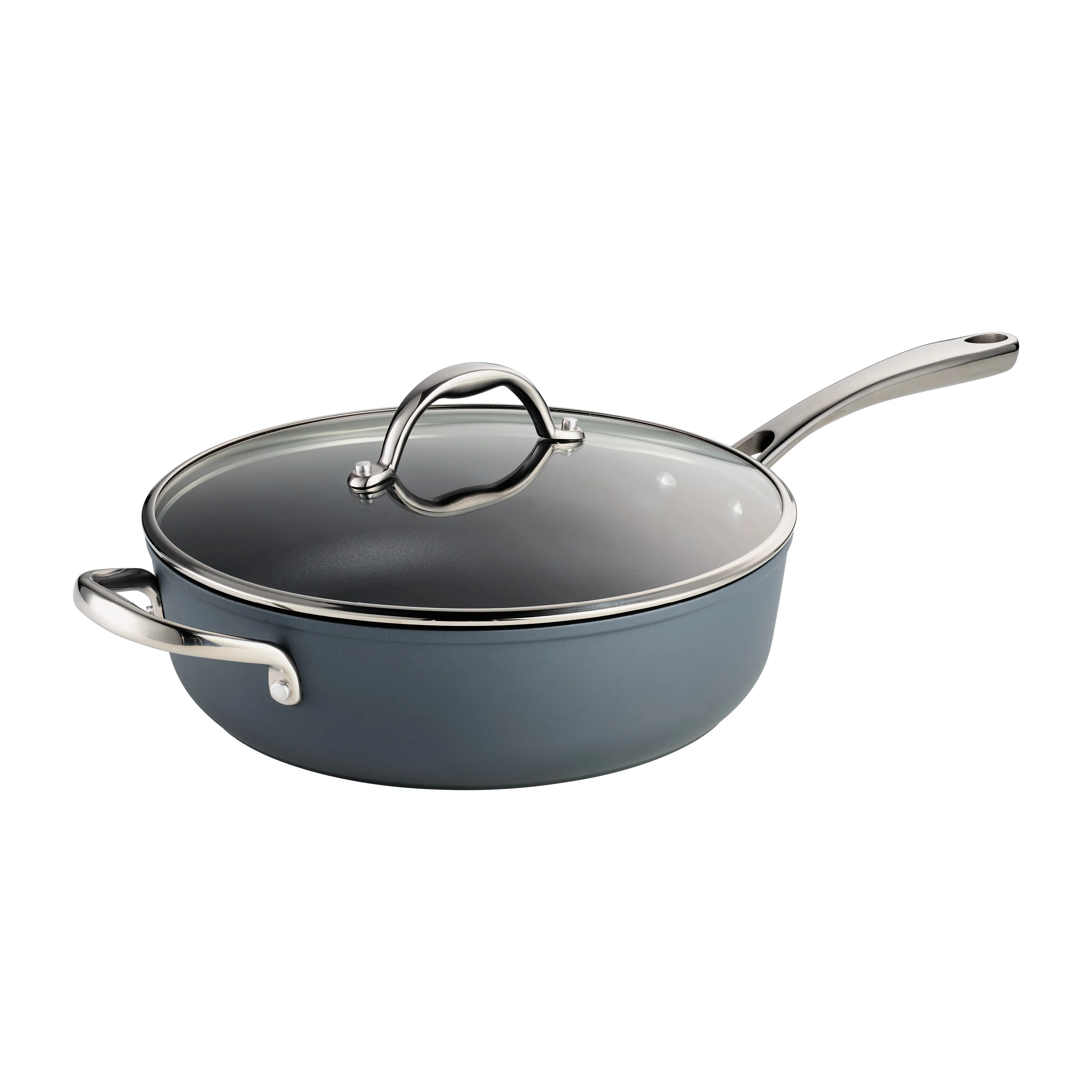 9 Piece Induction Nonstick Cookware Set - Slate Gray - Image 8
