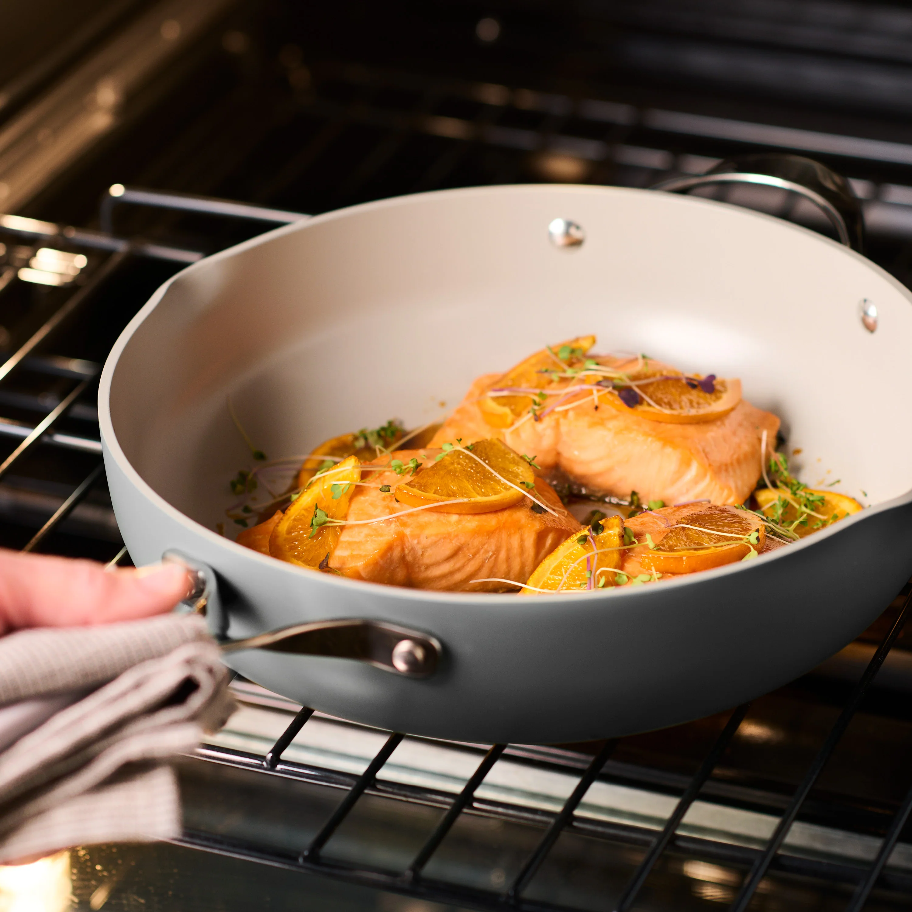 All in One Plus Pan, 5 Quart Ceramic Non Stick - Image 9