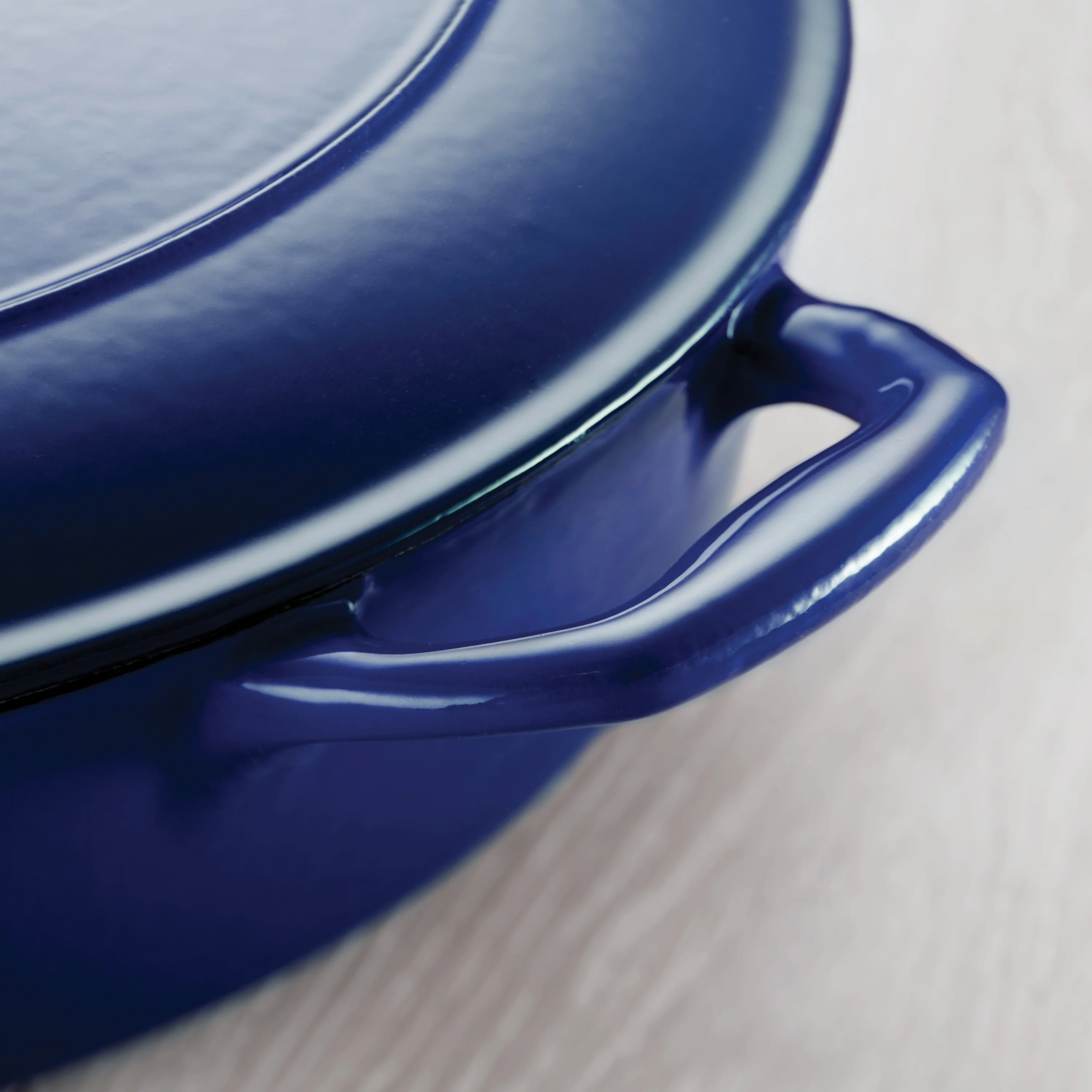 Bestow 10 in Enameled Cast-Iron  Covered Skillet - Gradated Cobalt - Image 6