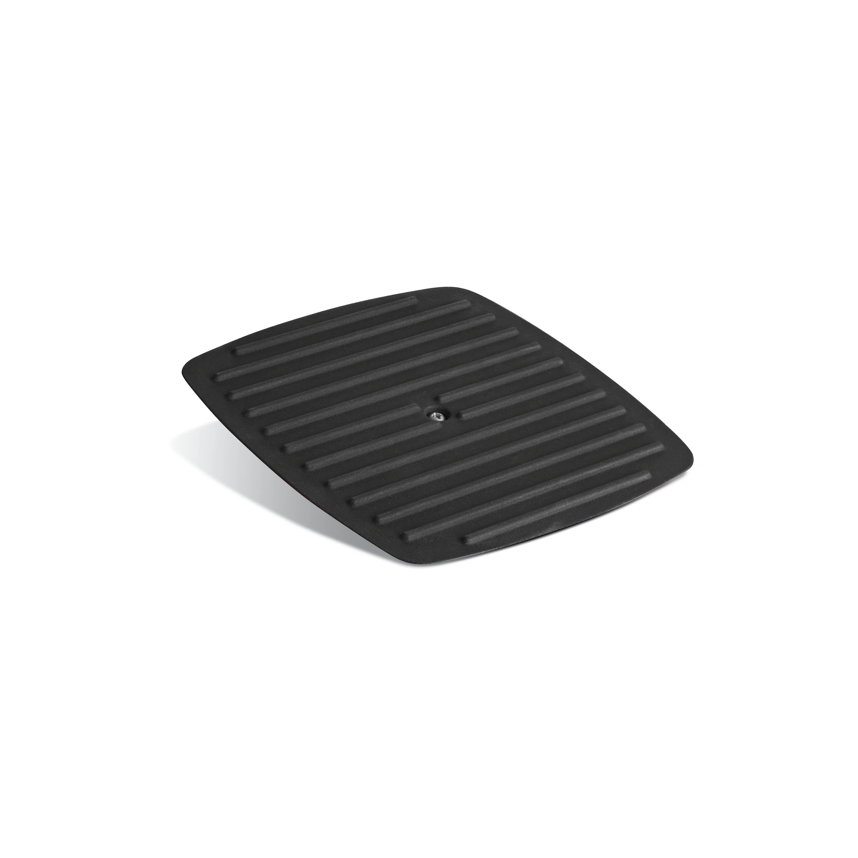 Bestow 11 in Enameled Cast-Iron  Grill Pan with Press - Gradated Red - Image 6