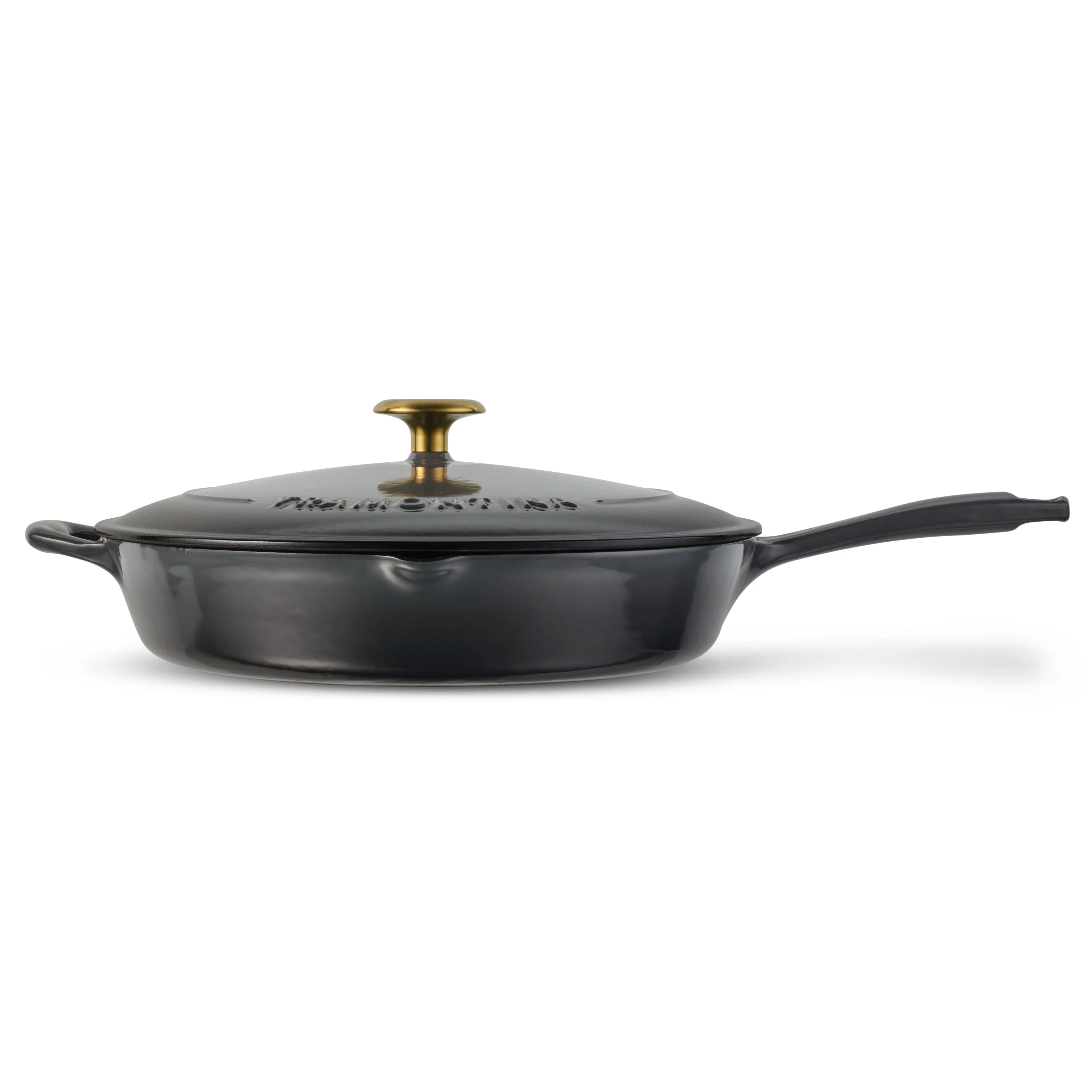 Bestow 12 Inch Enameled Cast Iron Skillet with Lid - Image 5