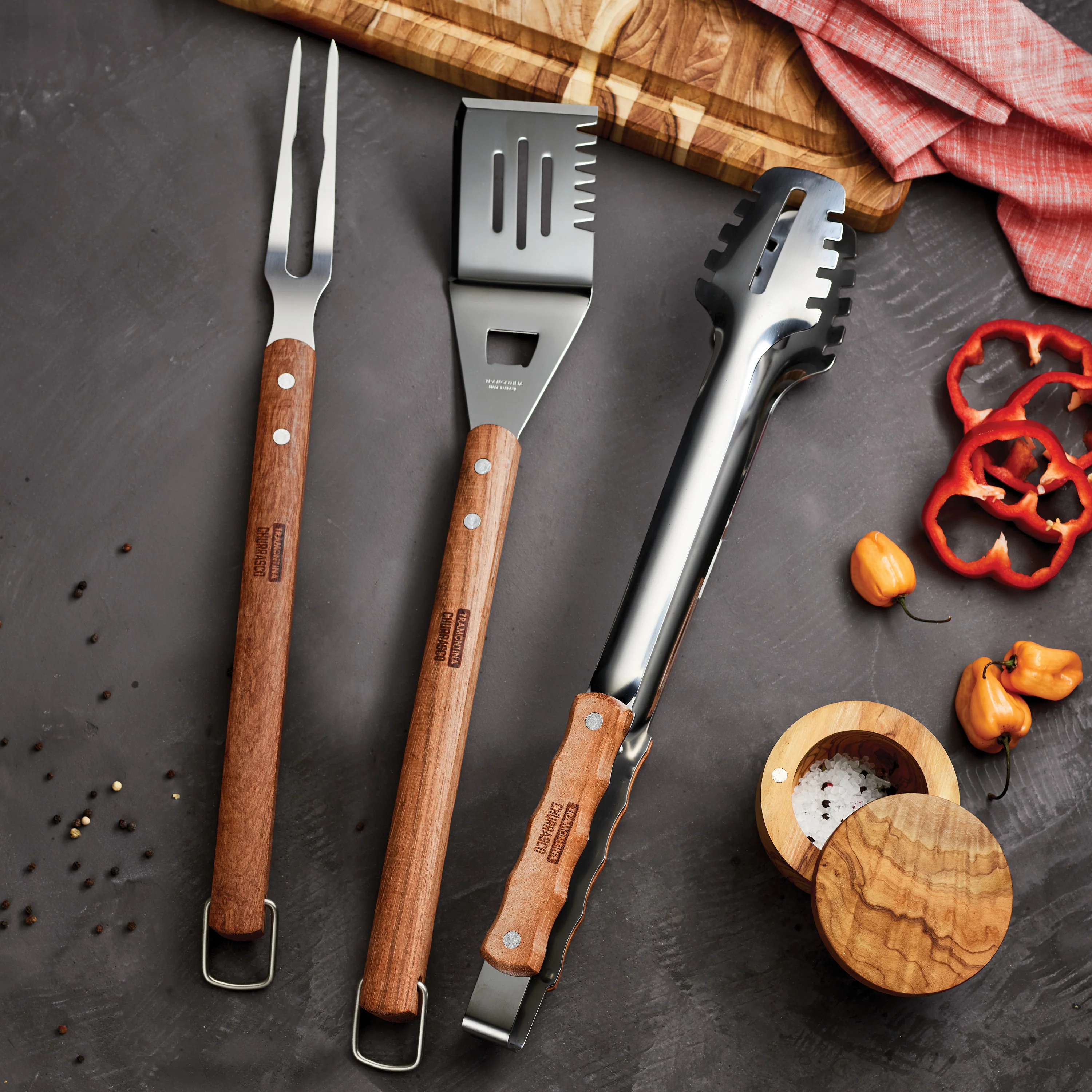 Churrasco BBQ 3 Piece Tool Set - Image 8