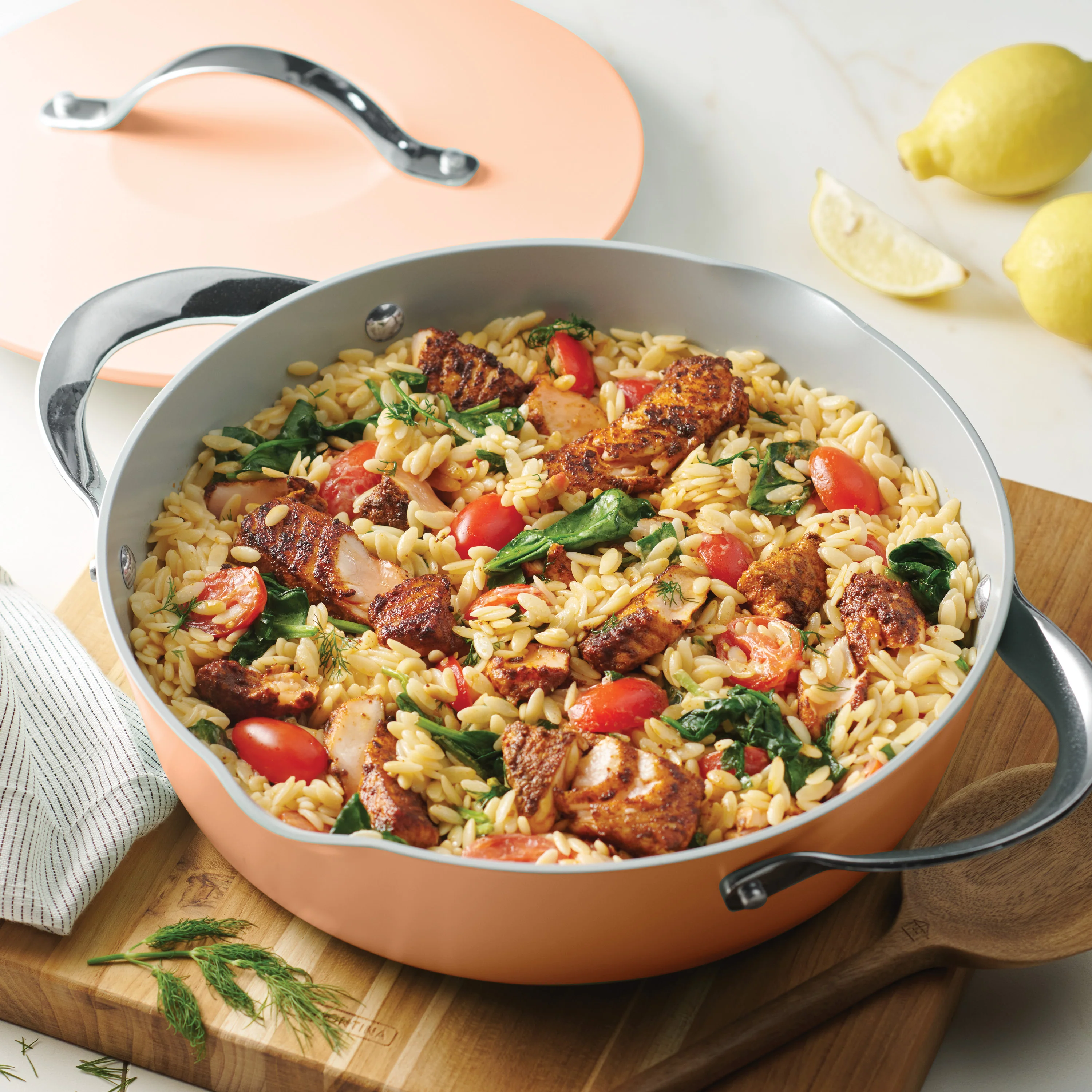 Fiora 4.25 Quart Multipurpose Ceramic Nonstick Pan - Image 9