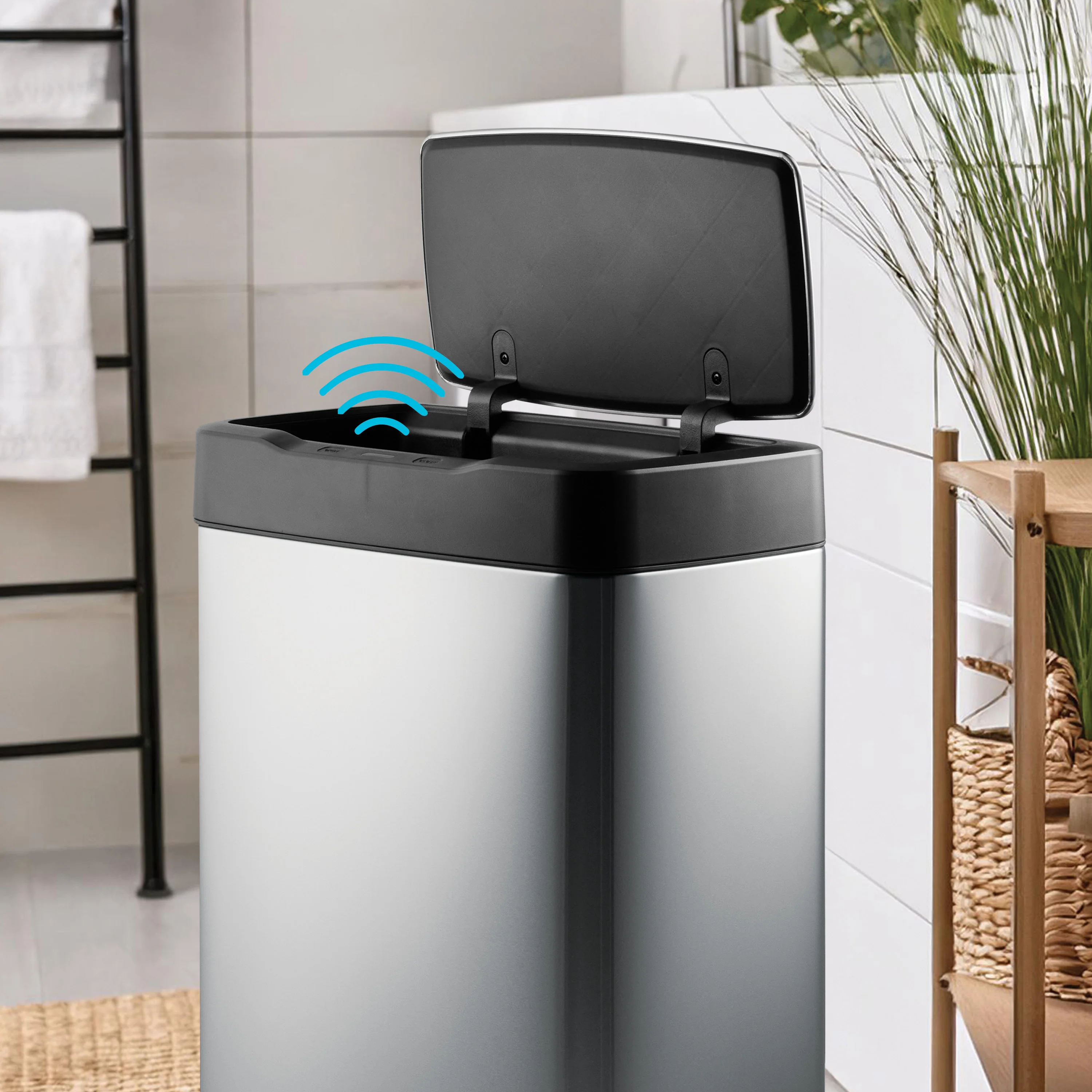 Large Stainless Steel Sensor Bin - Image 7