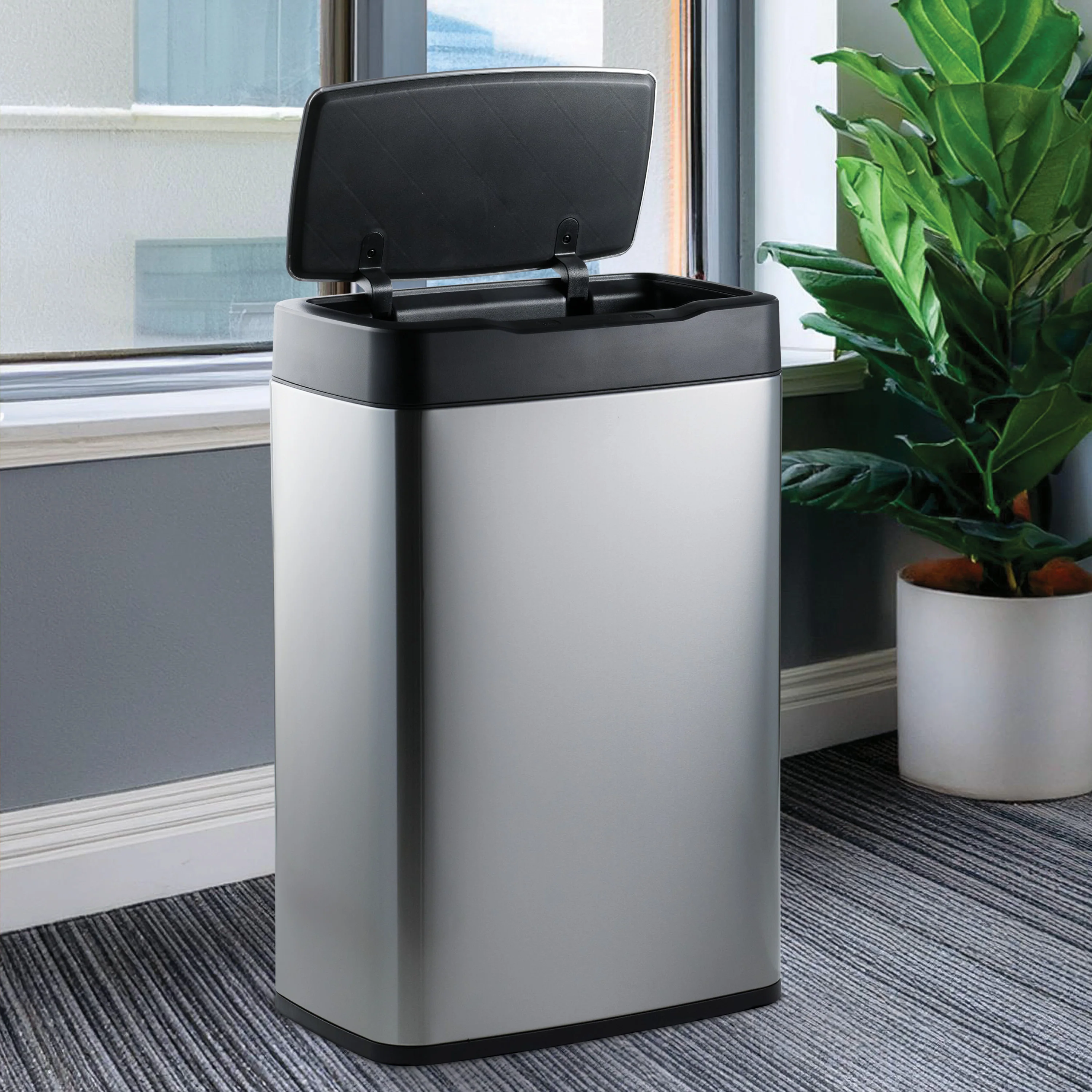 Large Stainless Steel Sensor Bin - Image 8