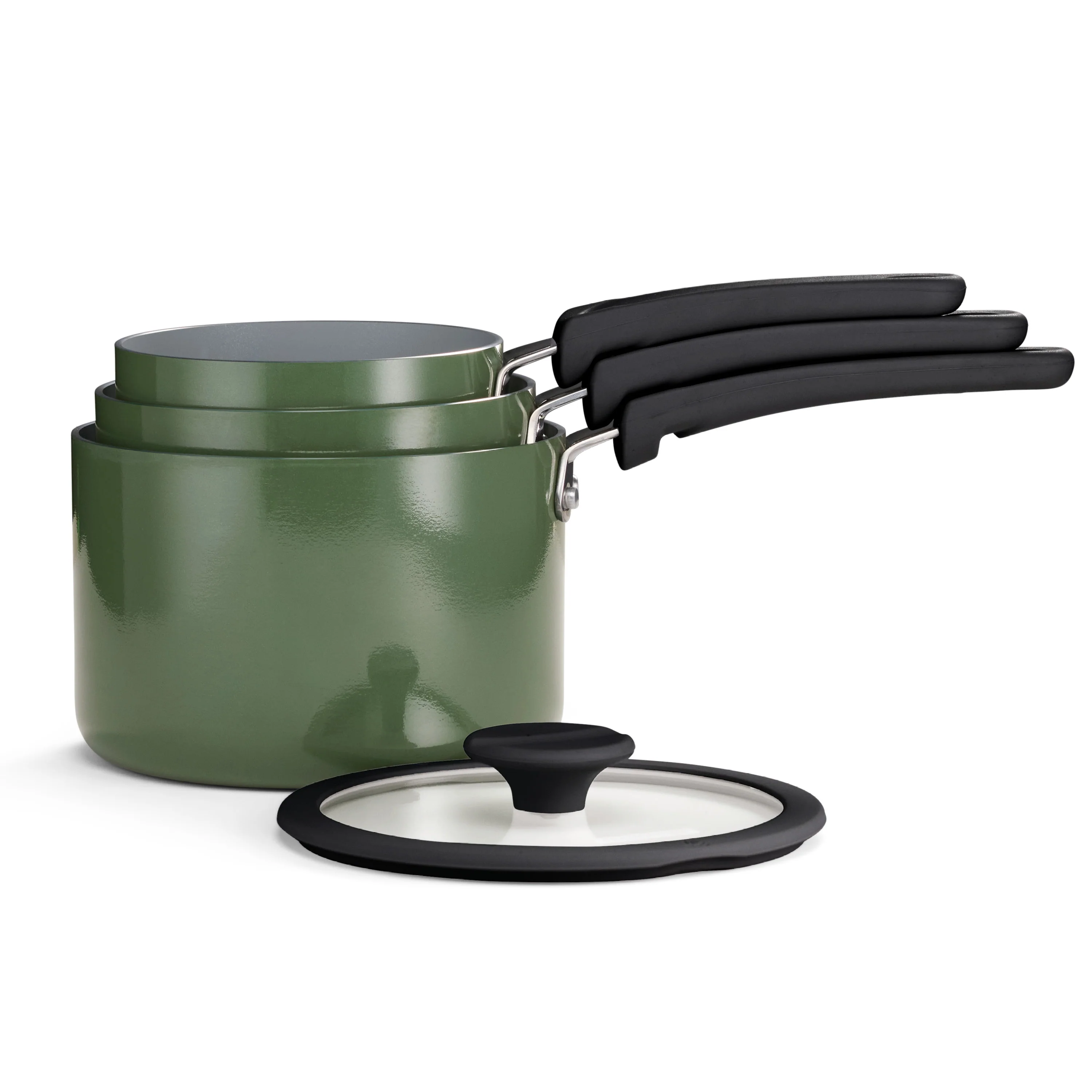 Nesting 6 Piece Ceramic Nonstick Cookware Set - Image 18