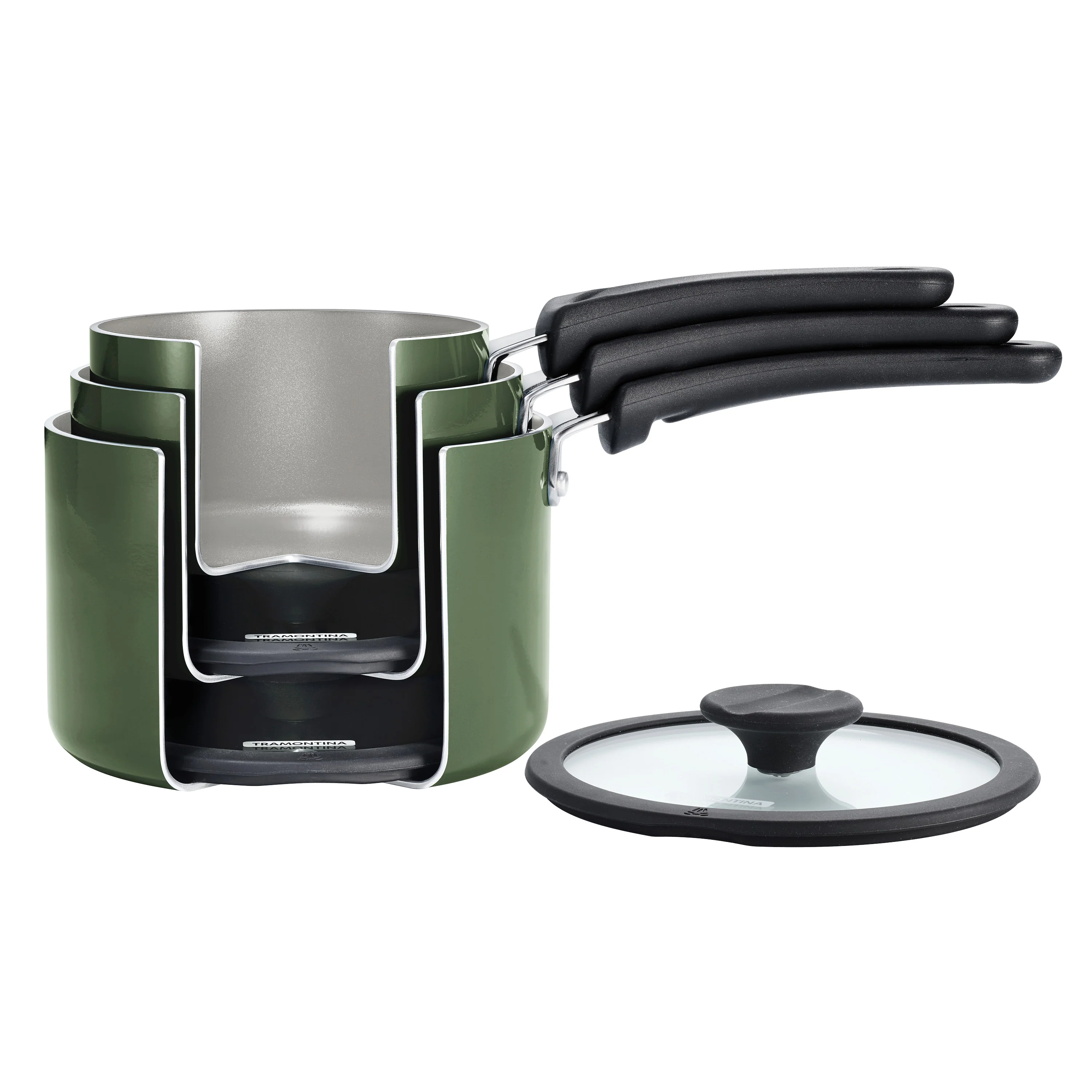 Nesting 6 Piece Ceramic Nonstick Cookware Set - Image 19