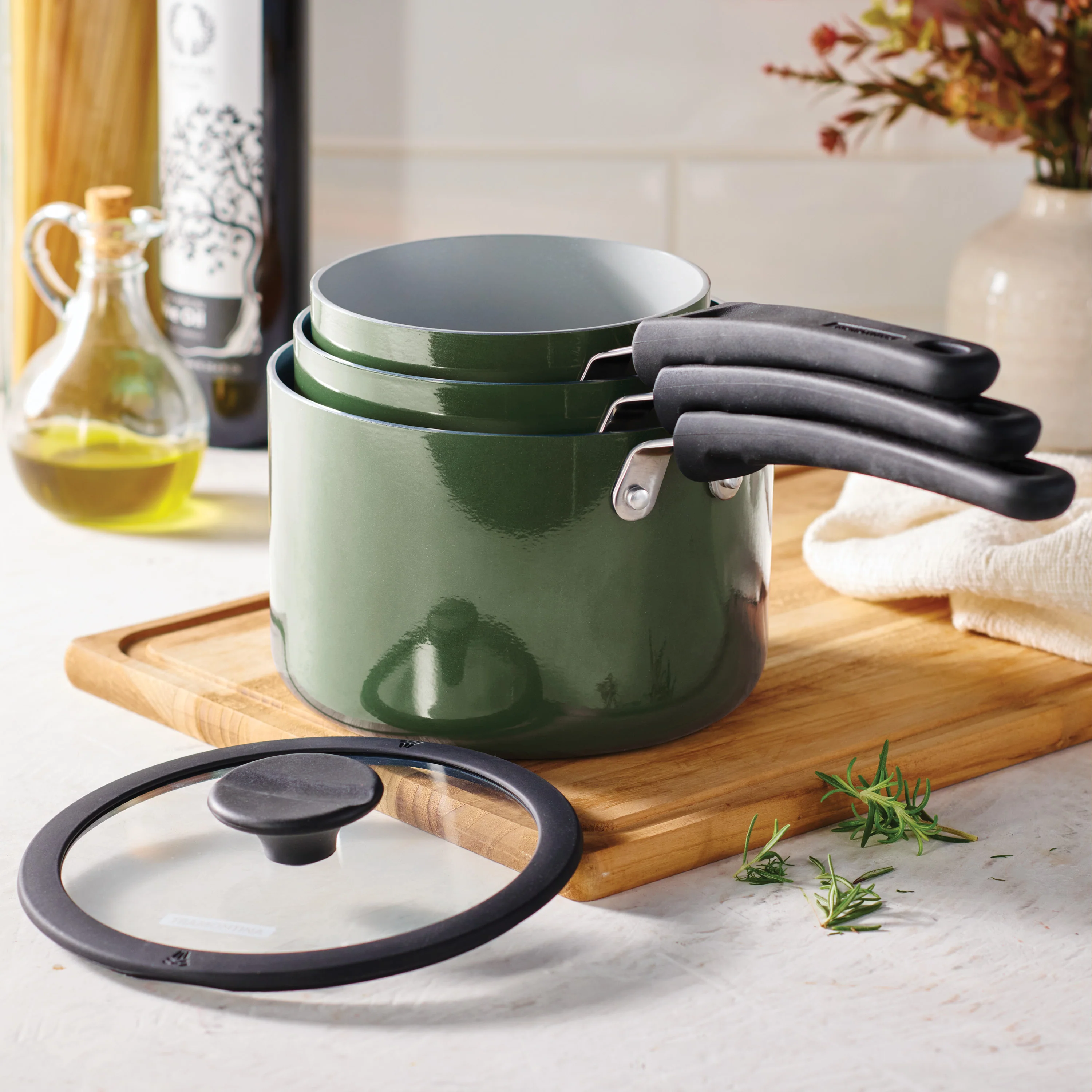 Nesting 6 Piece Ceramic Nonstick Cookware Set - Image 24