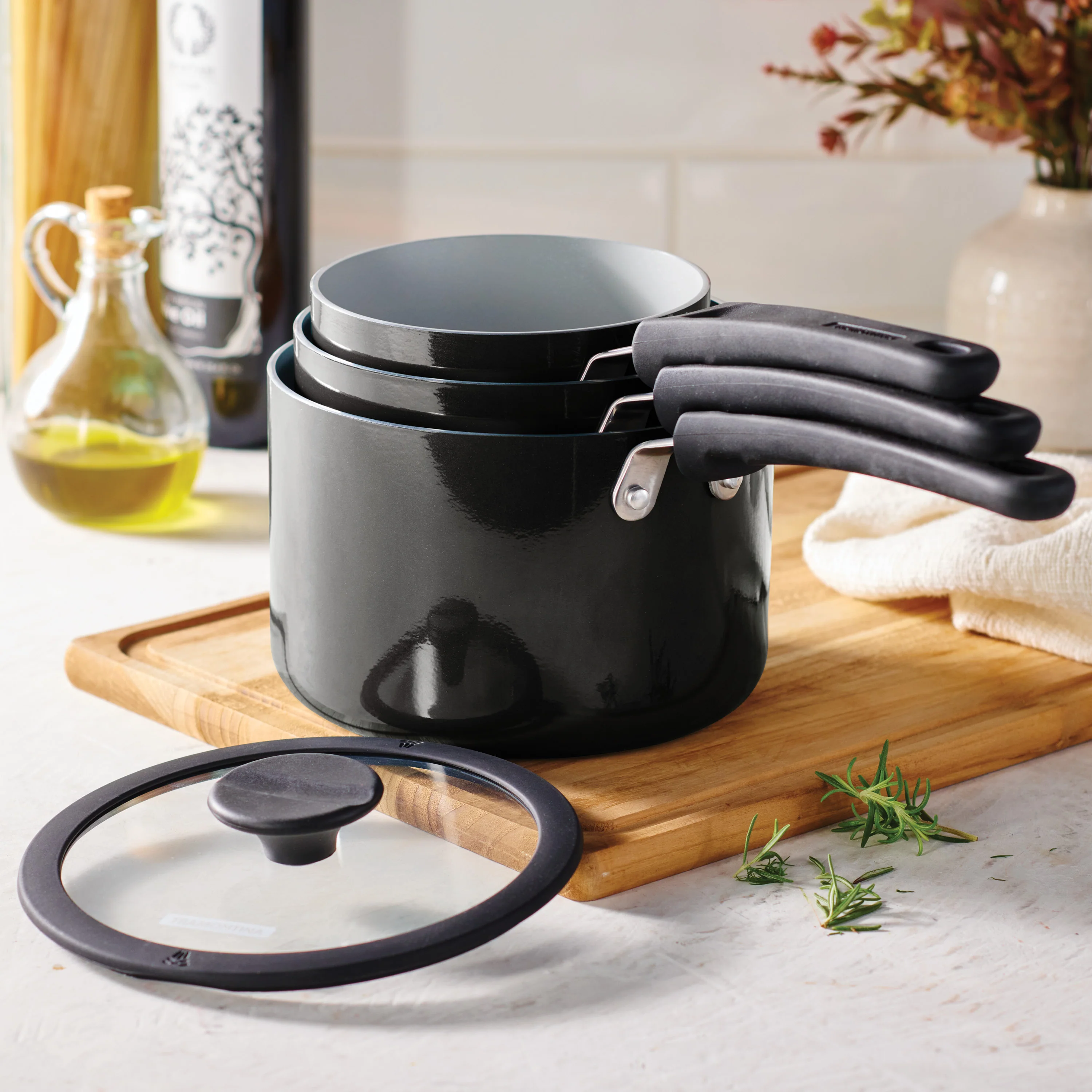 Nesting 6 Piece Ceramic Nonstick Cookware Set - Image 36