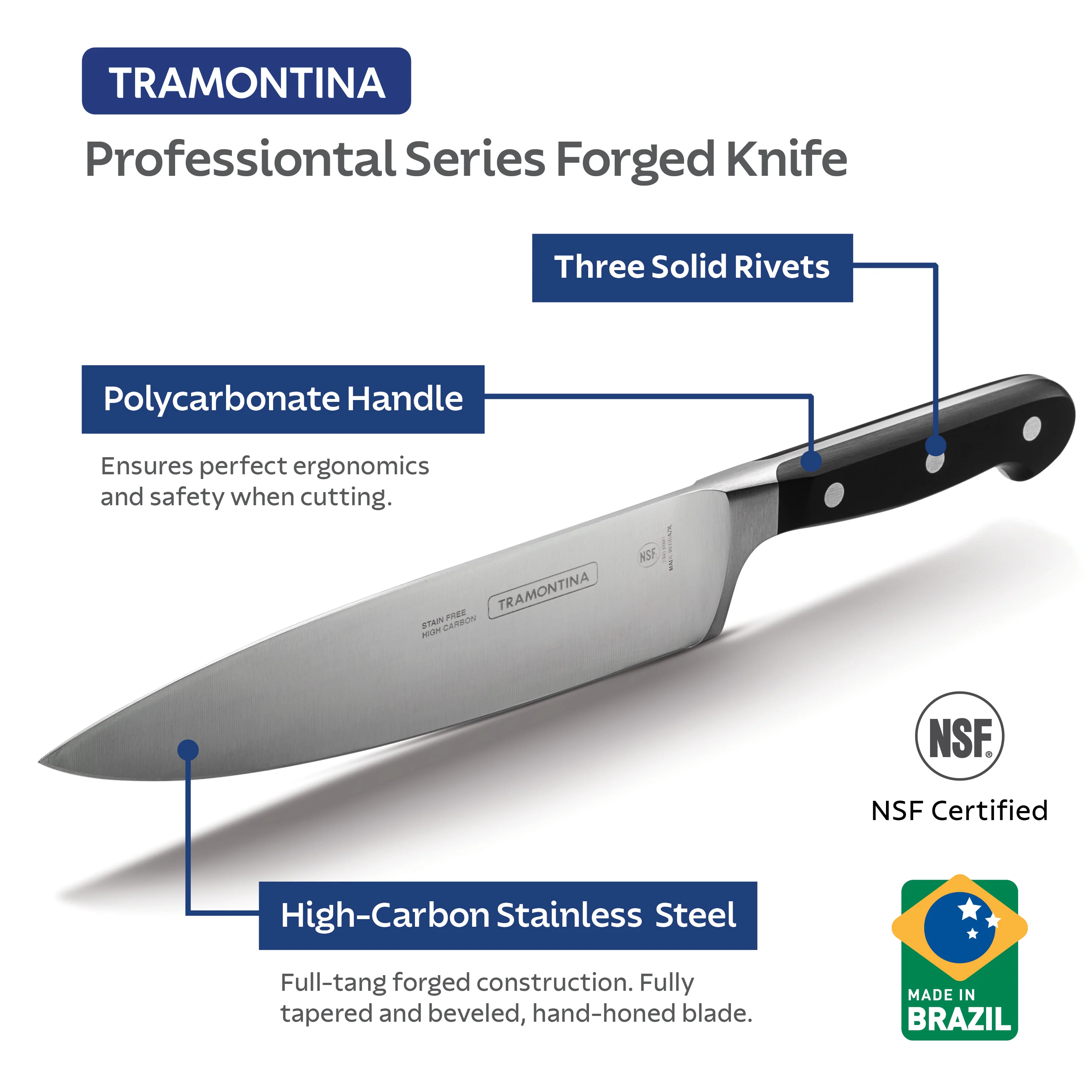 Professional 7 Piece Forged Knife Block Set - Image 12