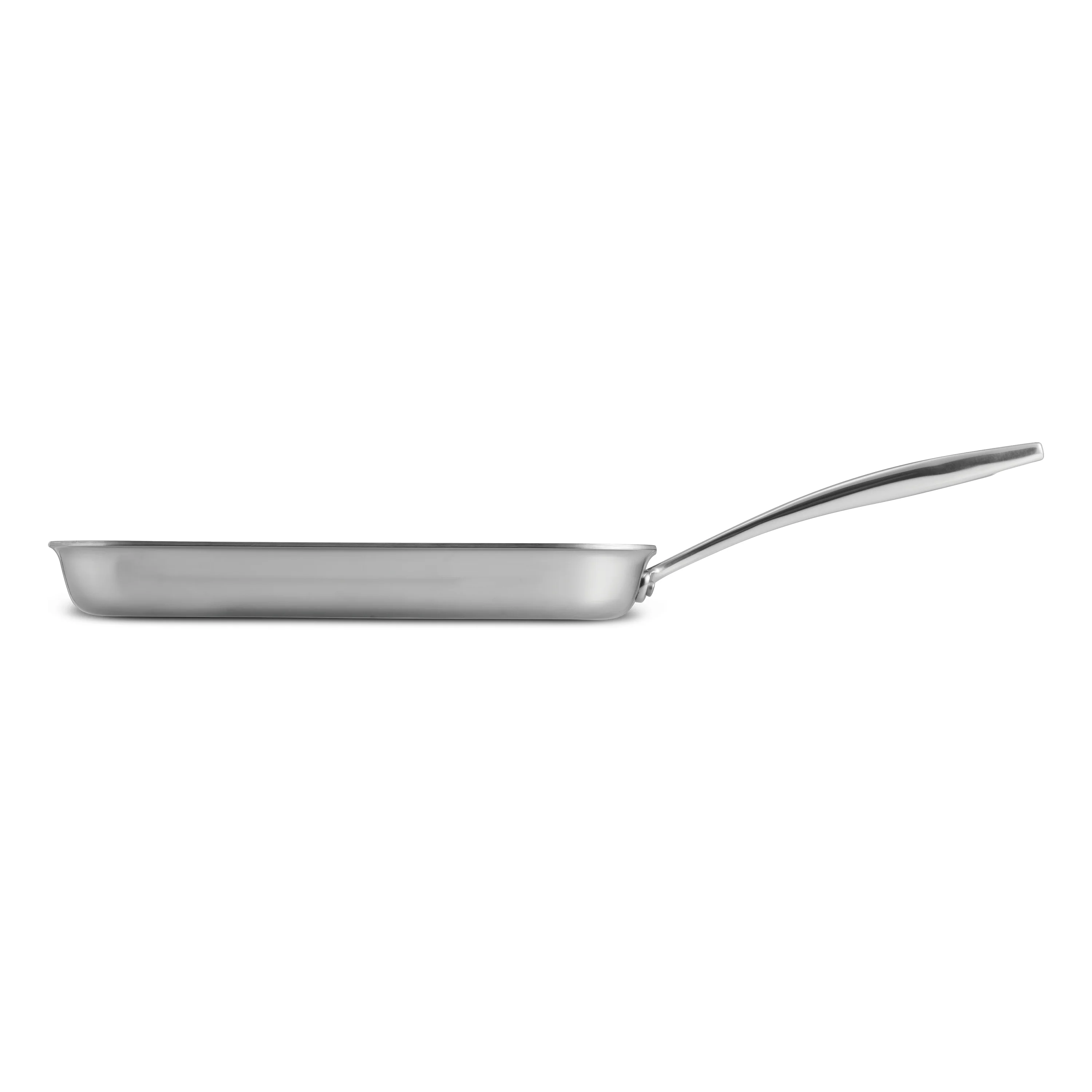 Signature 11 Inch Tri-Ply Clad Stainless Steel Square Grill Pan - Image 7