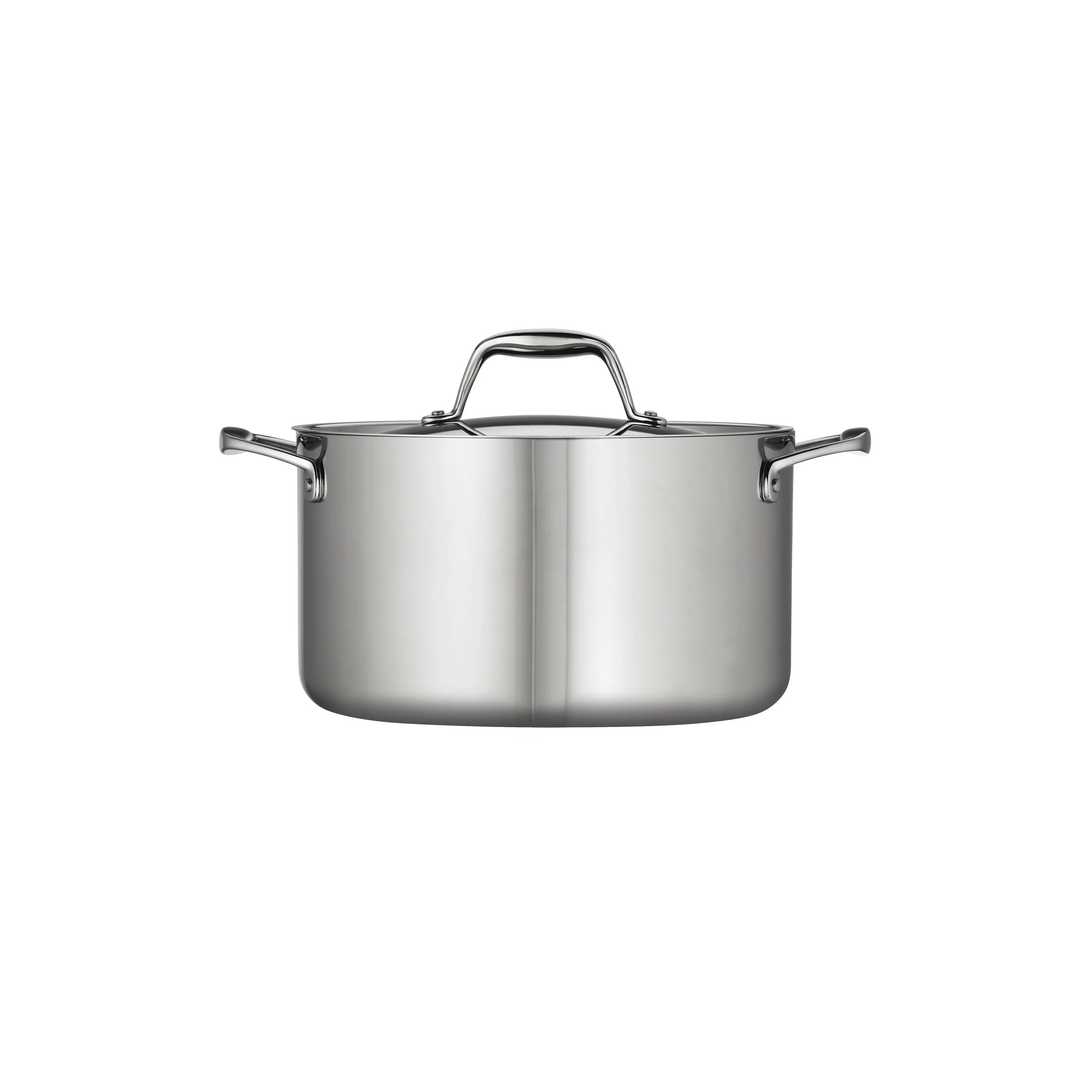 Signature 6 Quart Tri-Ply Clad Stainless Steel Covered Sauce Pot - Image 5