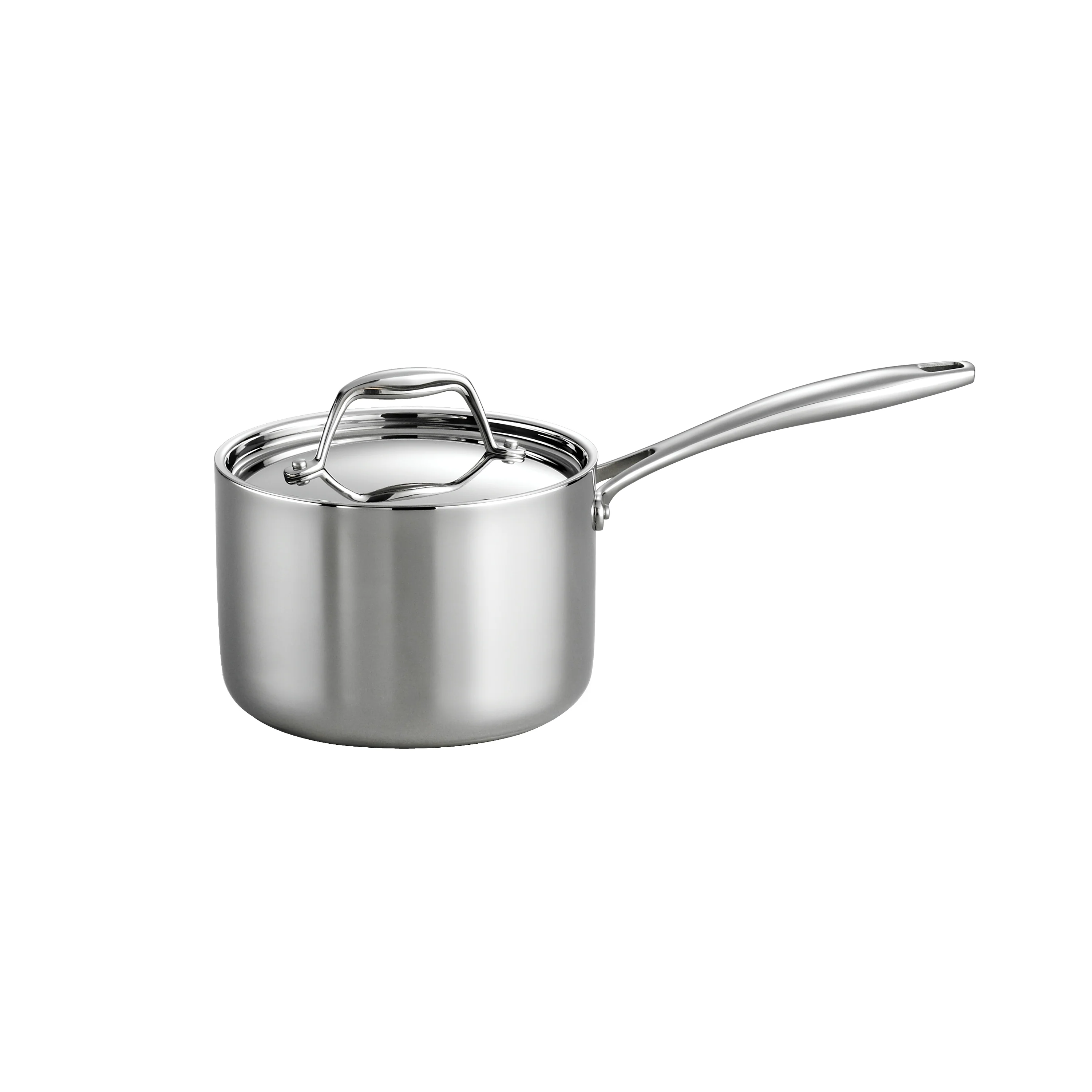 Signature Tri-Ply Clad Stainless Steel Covered Sauce Pan - Image 12