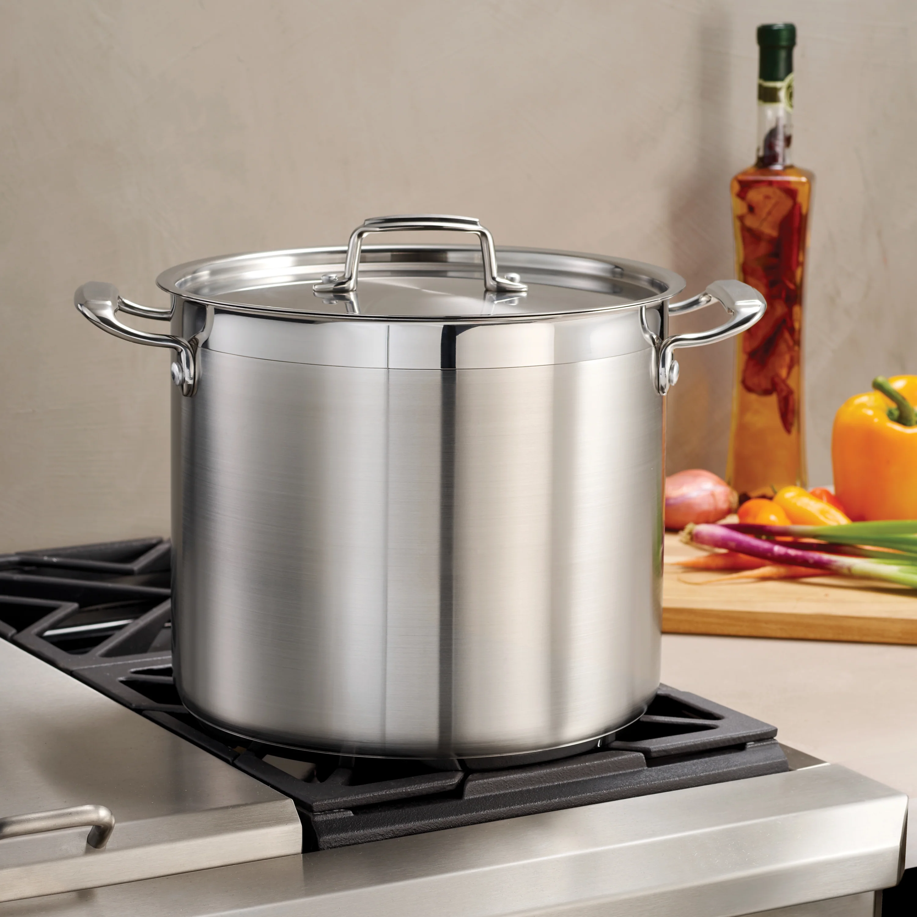 Stainless Steel Covered Stock Pot - Image 12