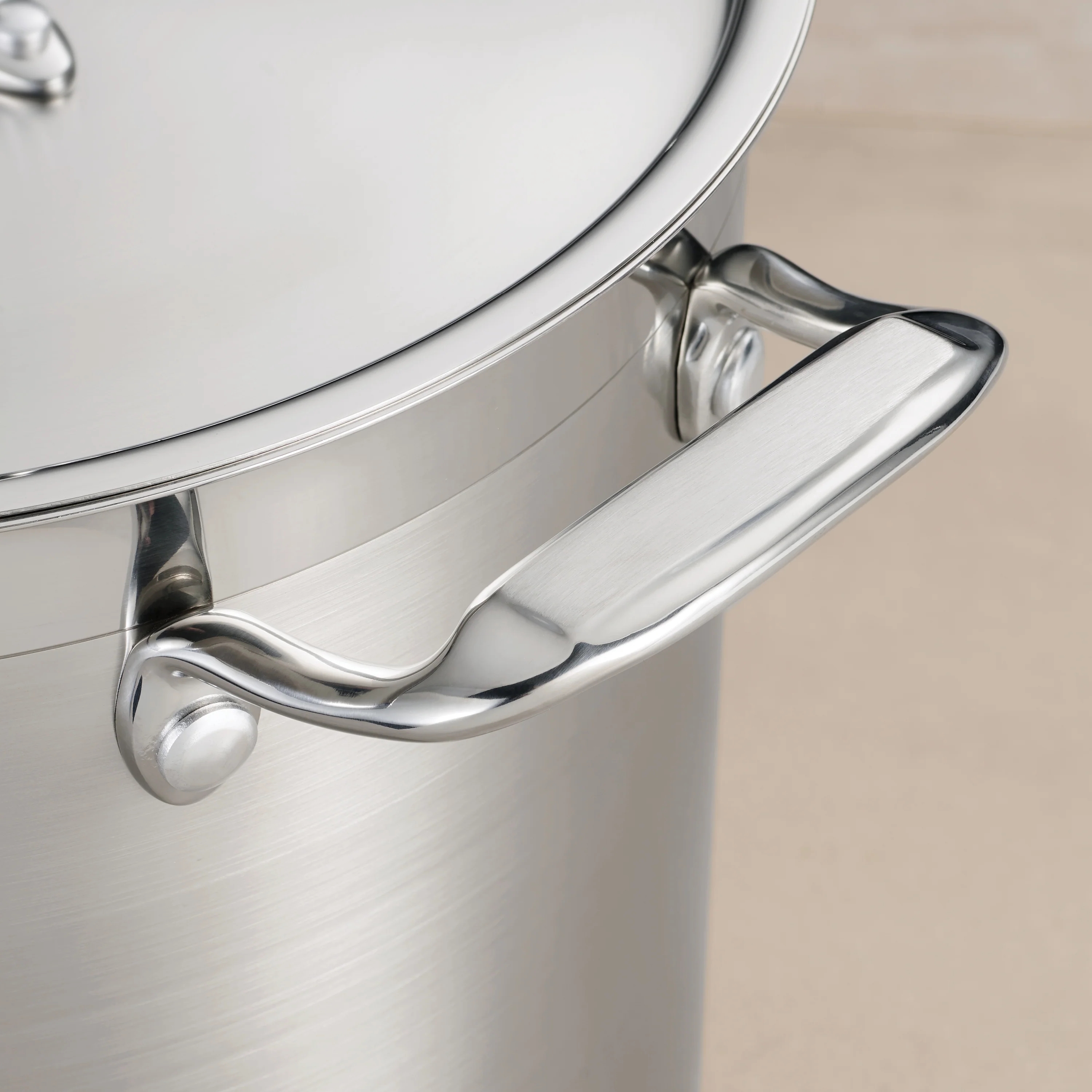 Stainless Steel Covered Stock Pot - Image 5