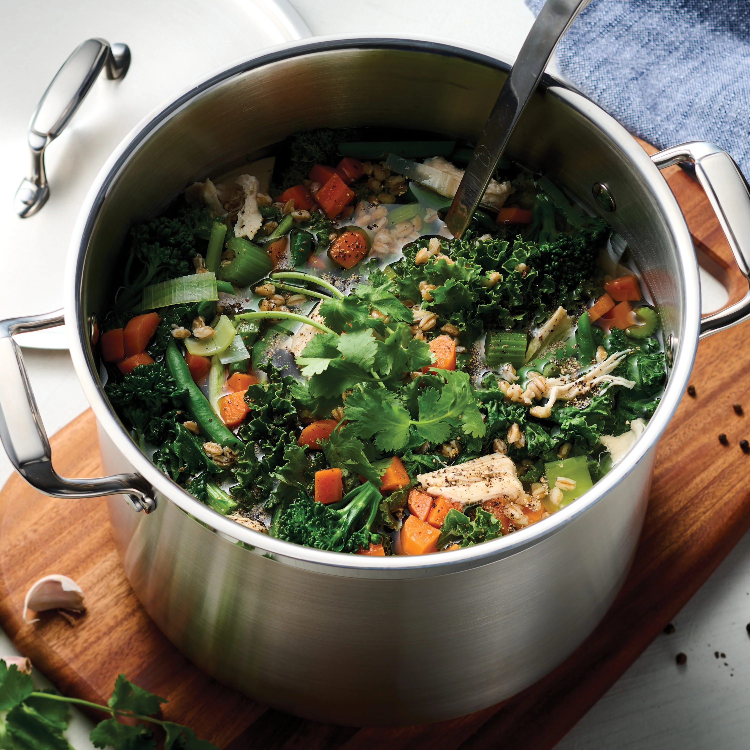 Stainless Steel Covered Stock Pot - Image 9