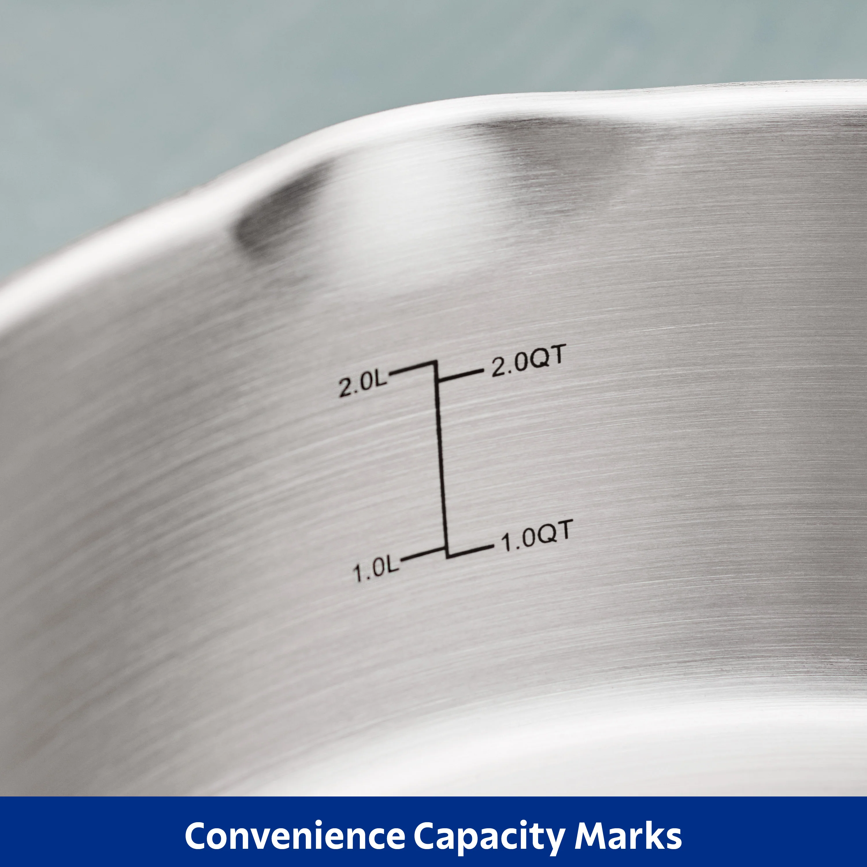 Tempo 3.5 Quart Tri-Ply Base Stainless Steel Covered Deep Saute Pan - Image 4