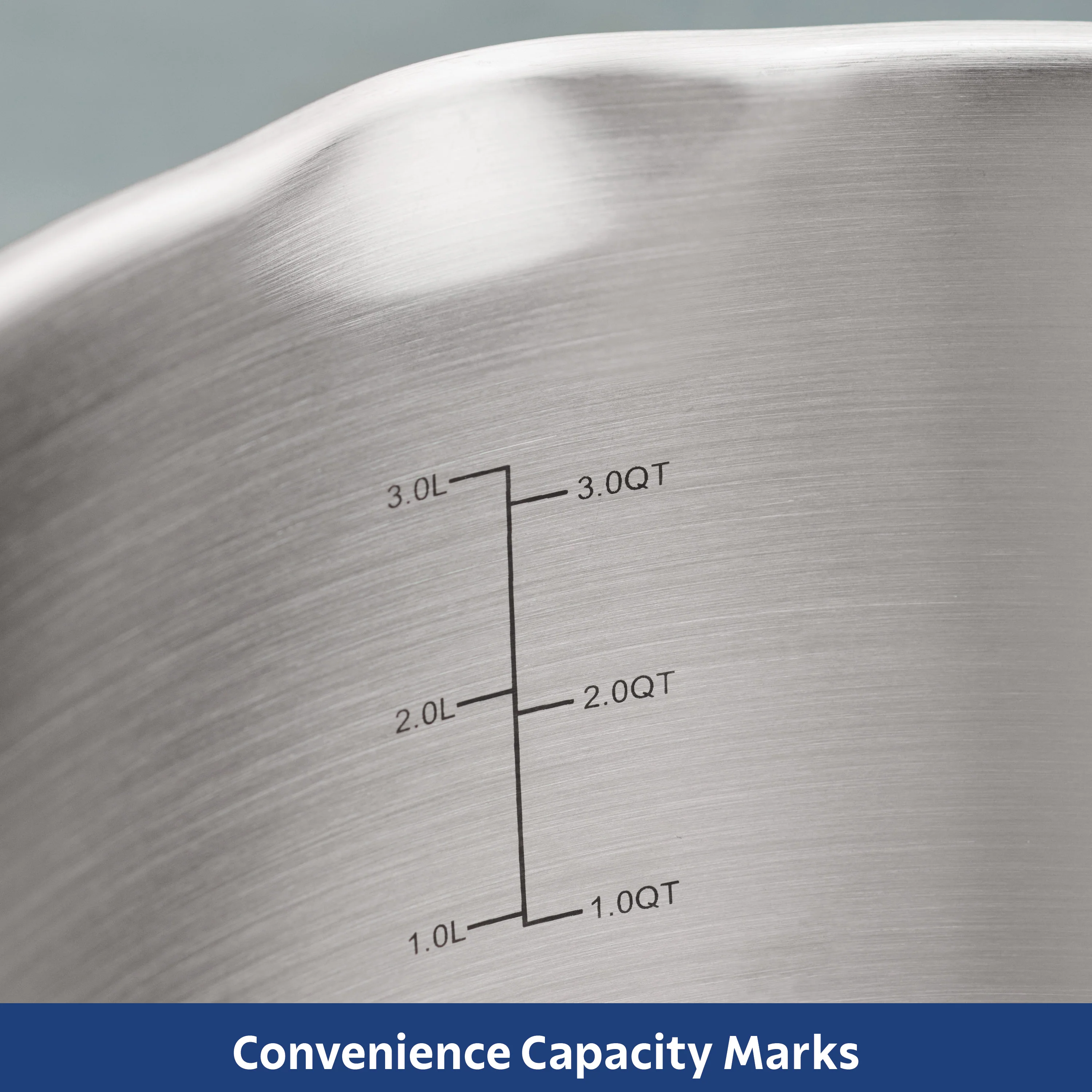 Tempo 5 Quart Tri-Ply Base Stainless Steel Covered Dutch Oven - Image 4