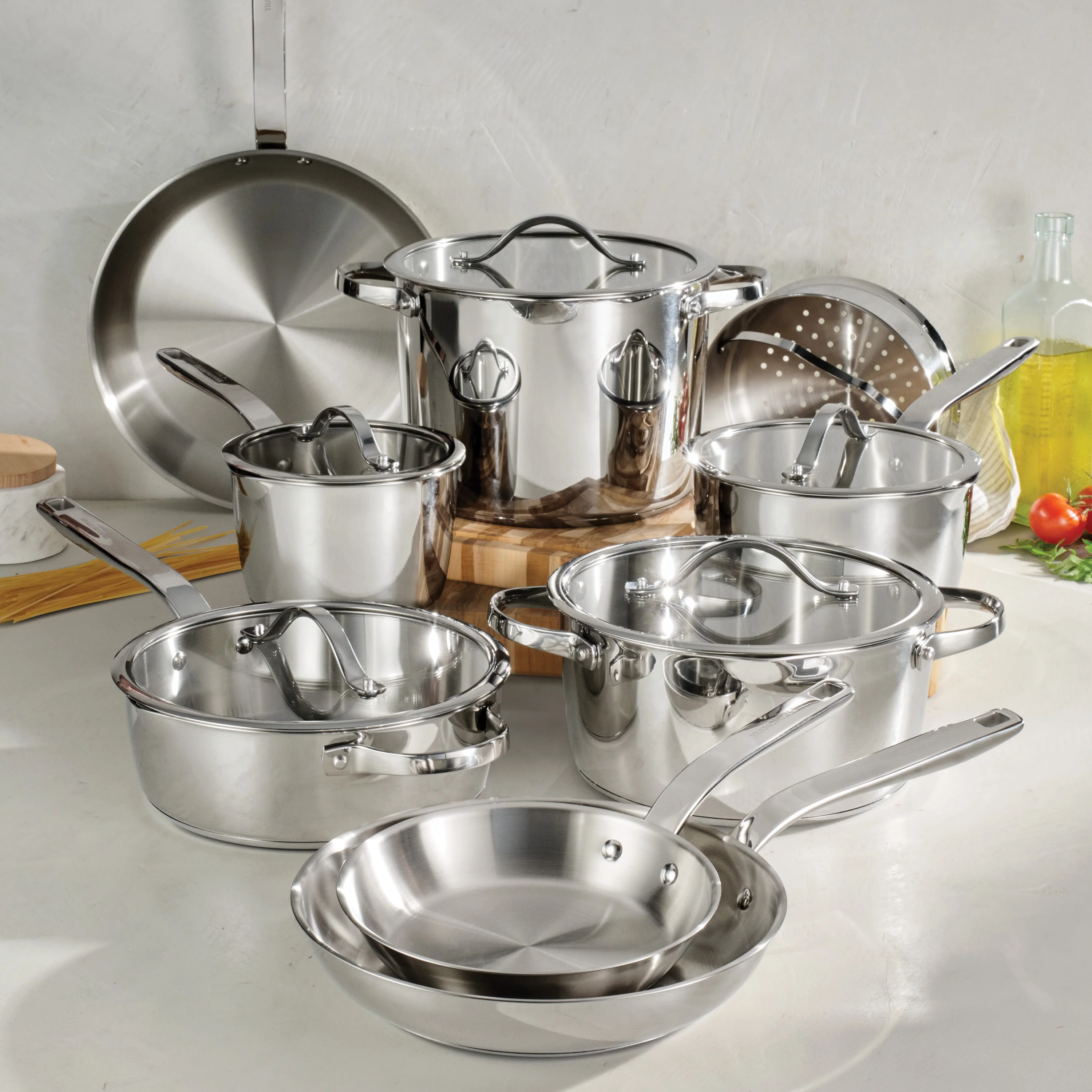 Tempo Tri-Ply Base Stainless Steel Cookware Set - Image 12