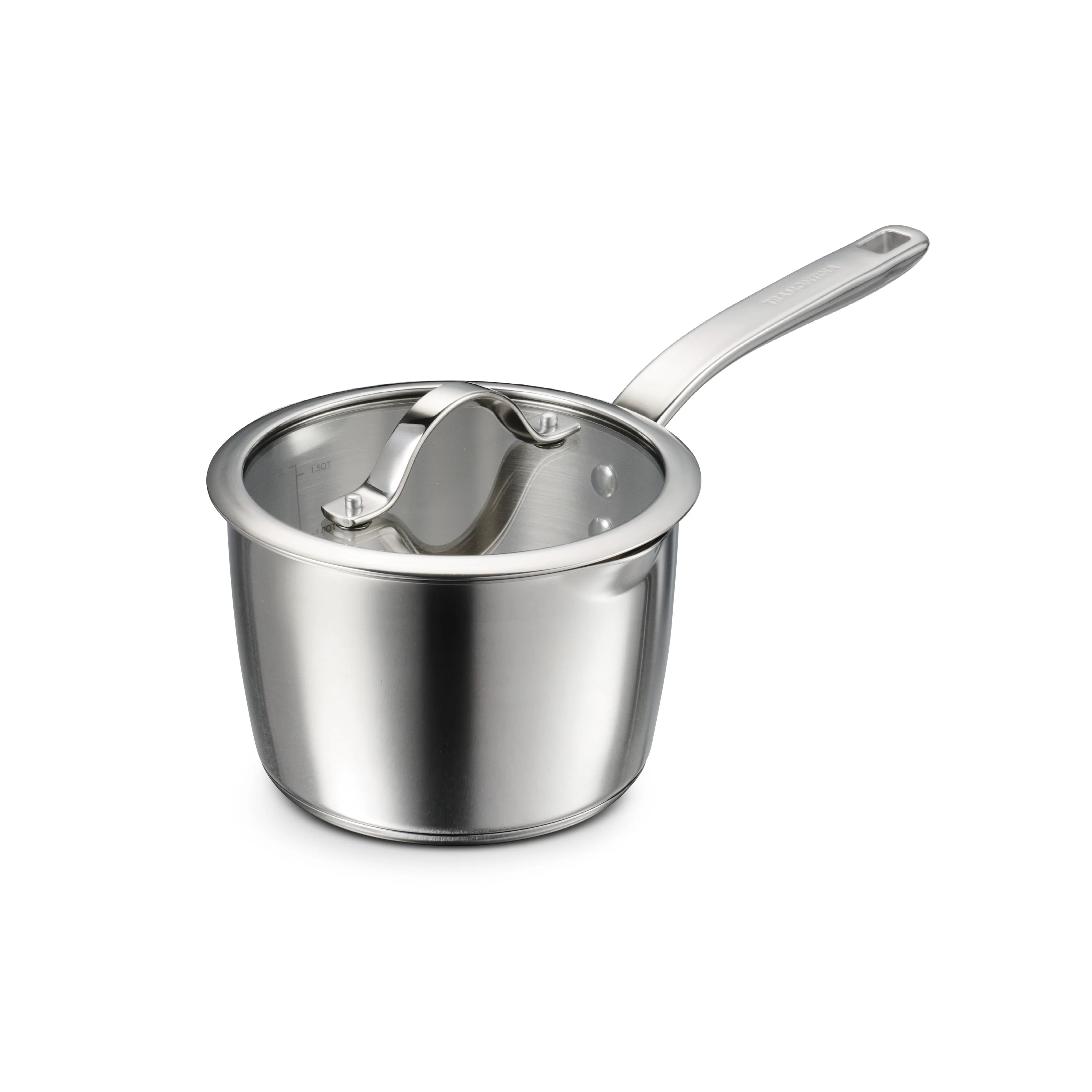 Tempo Tri-Ply Base Stainless Steel Covered Saucepan - Image 8