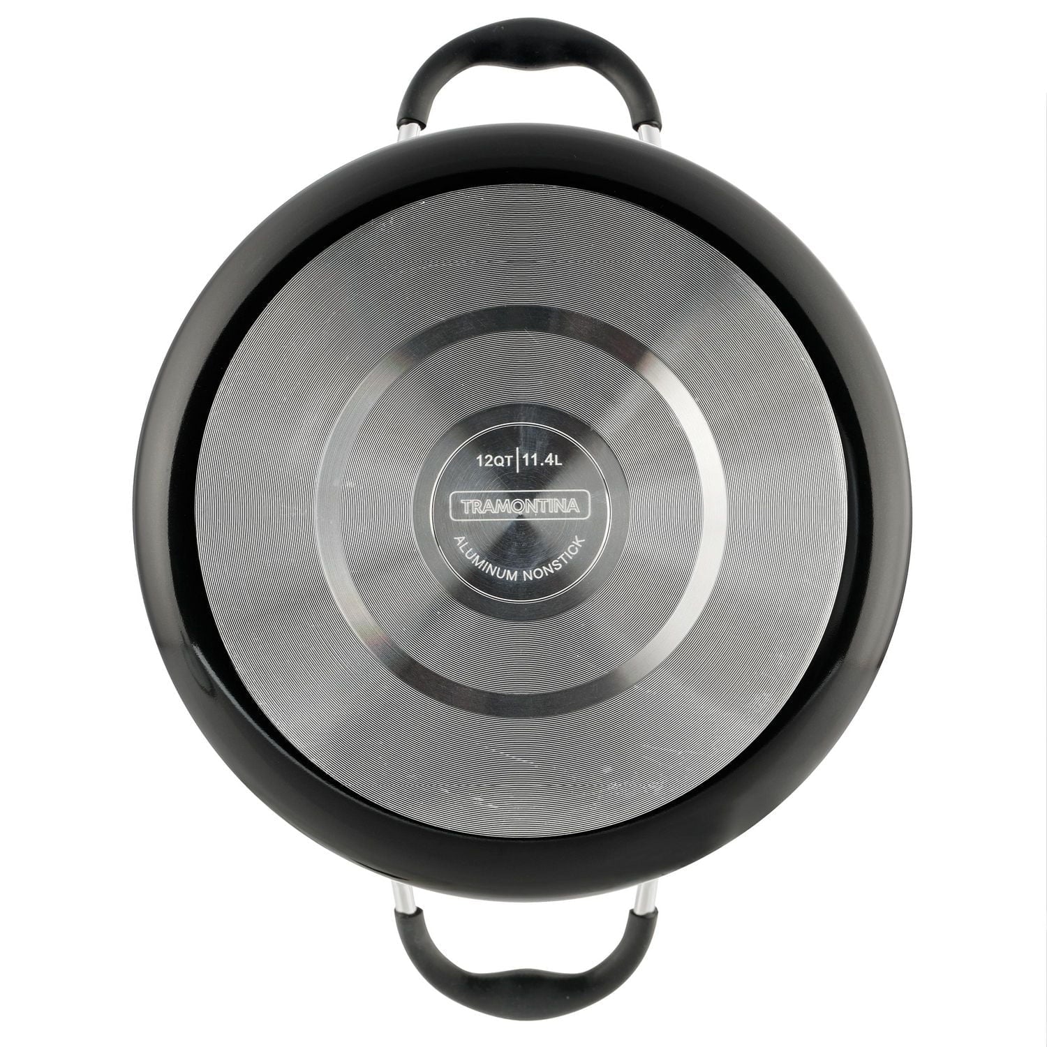 Tramontina Aluminum Nonstick Covered Stock Pot - Charcoal Gray - Image 5