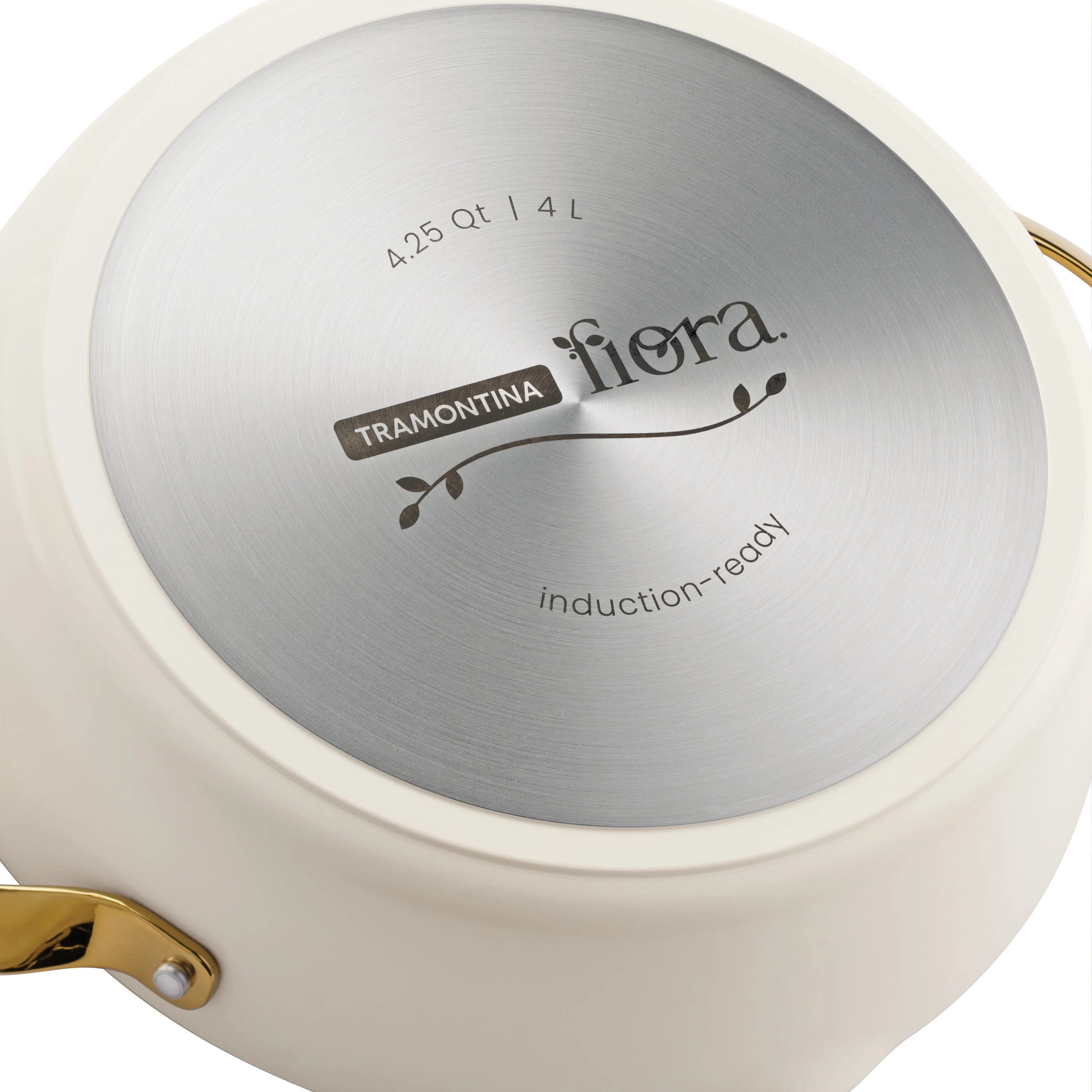 Tramontina Fiora White Frying Pan with Cover Set - 4.02L - 4 piece - Image 14