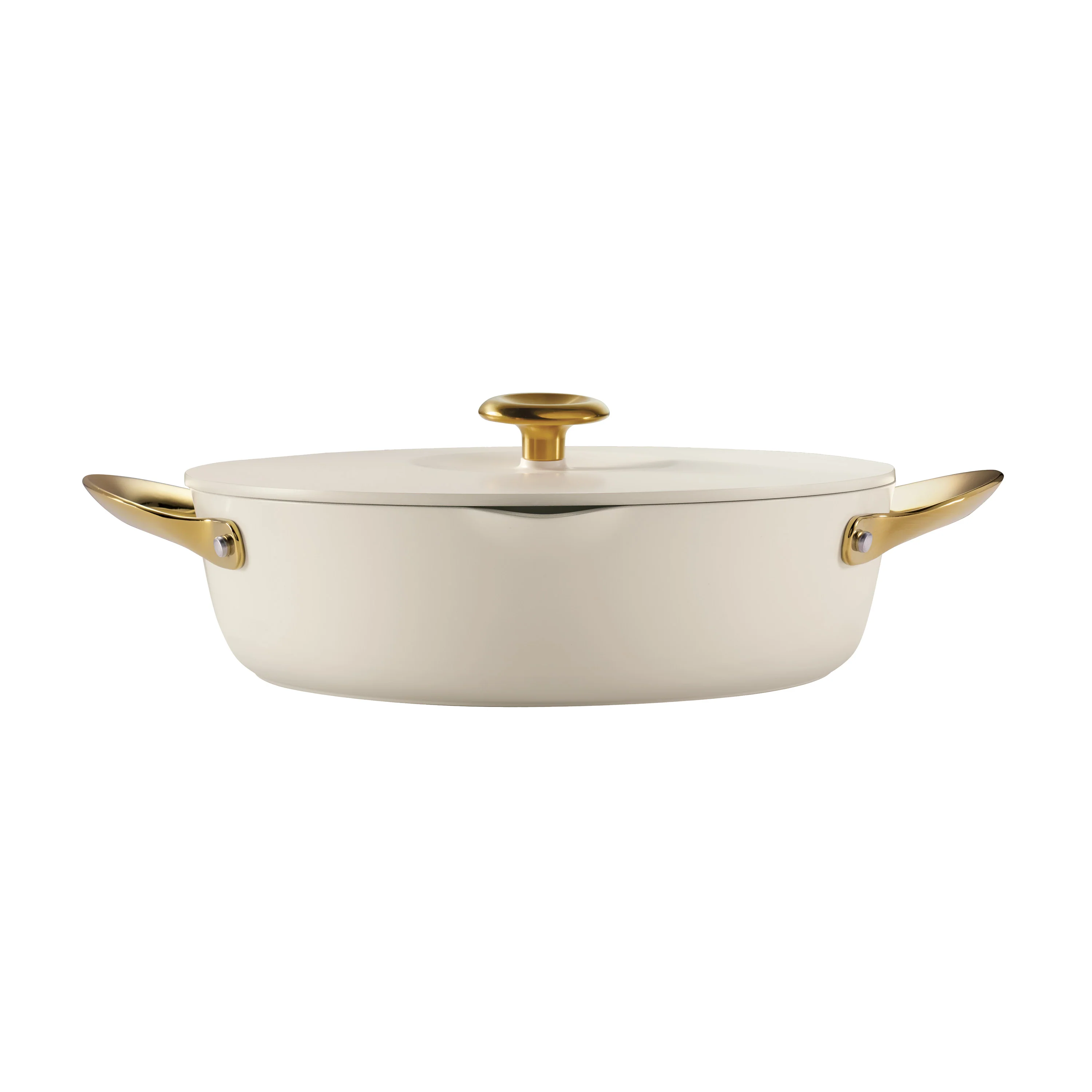 Tramontina Fiora White Frying Pan with Cover Set - 4.02L - 4 piece - Image 4