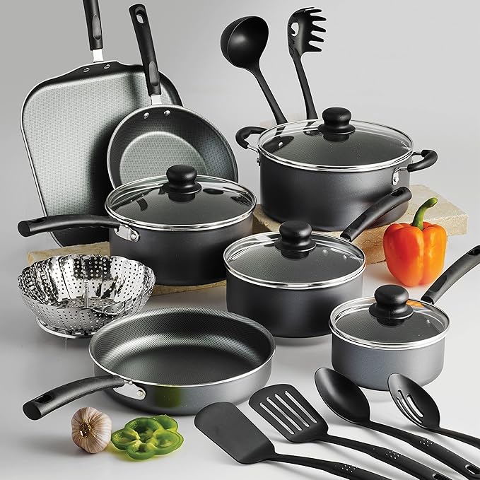 Tramontina PrimaWare 18 Pc Aluminum Nonstick Cookware Set - Image 4