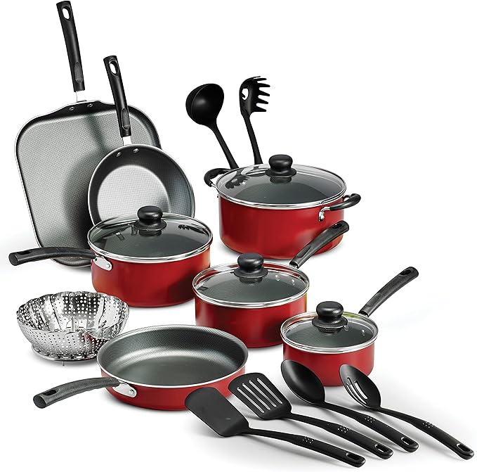 Tramontina PrimaWare 18 Pc Aluminum Nonstick Cookware Set - Image 6
