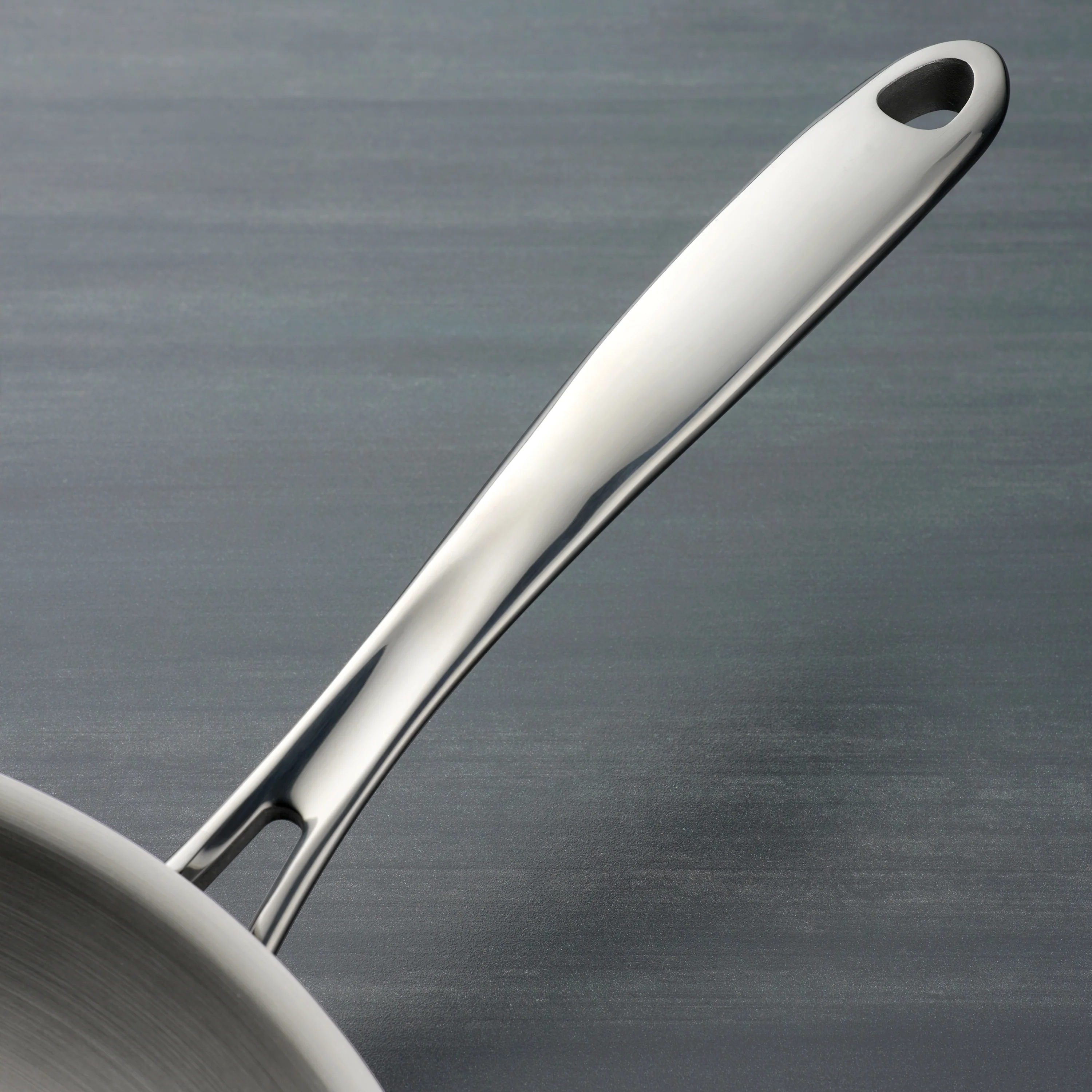 Tri-Ply Clad Covered Stainless Steel Covered Sauce Pan - Glass Lid - Image 4