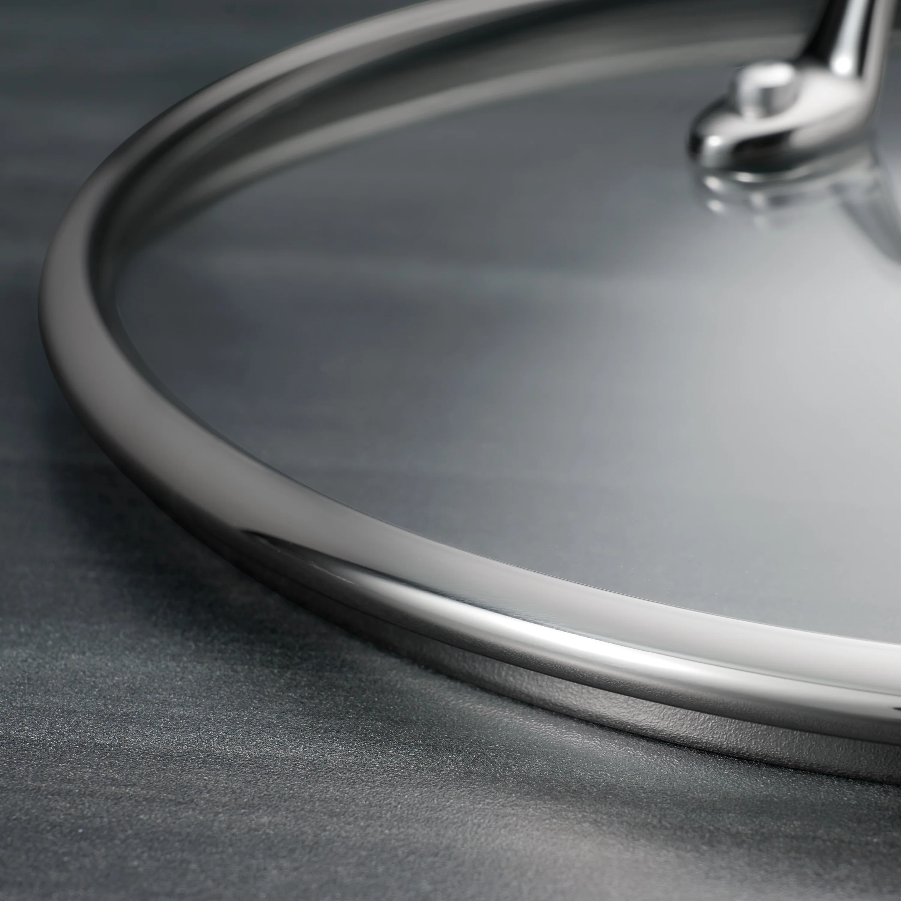 Tri-Ply Clad Stainless Steel Cookware Set with Glass Lids - Image 8