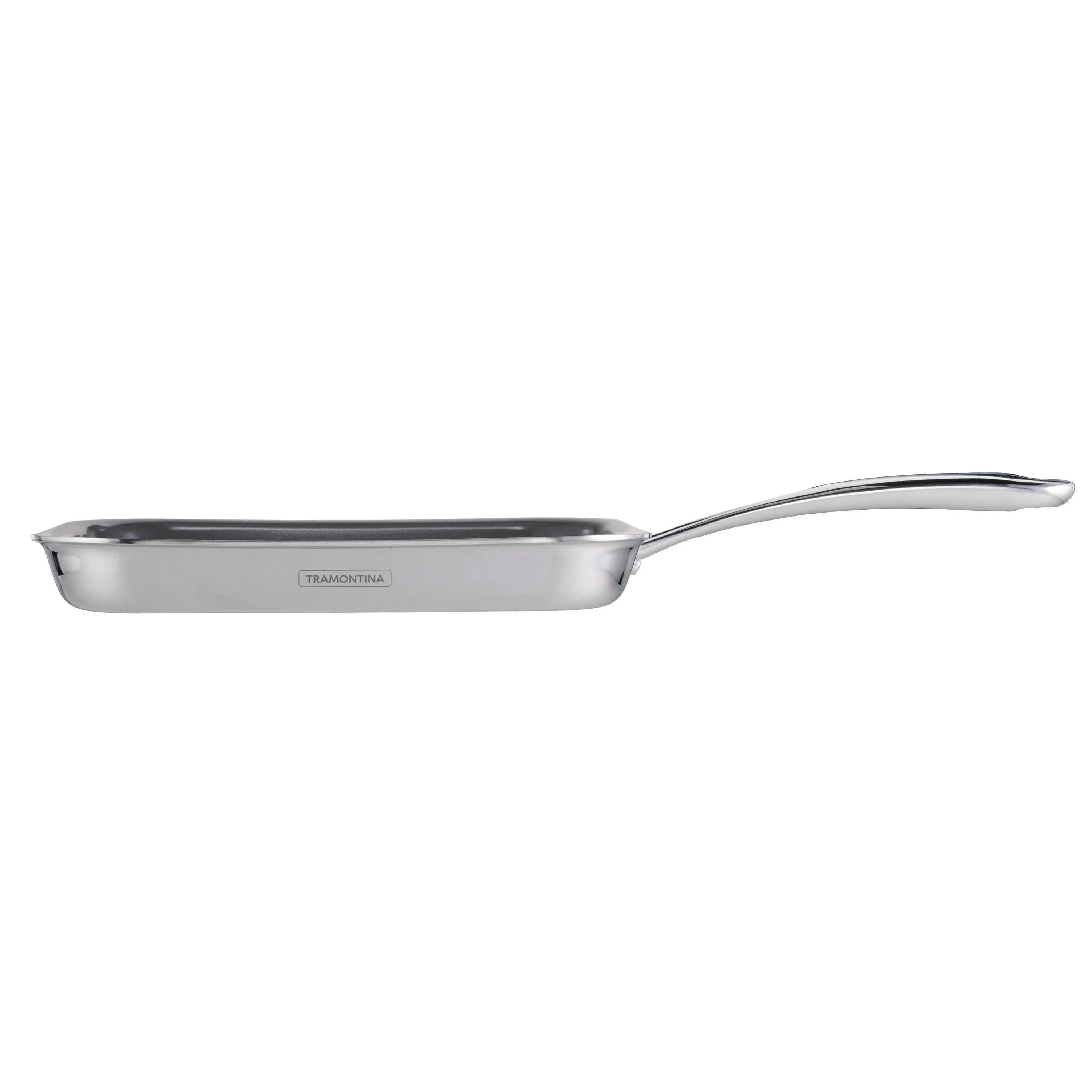 Utsava Tri-Ply Clad 10-Inch Grill Pan with Ceramic Interior - Image 4