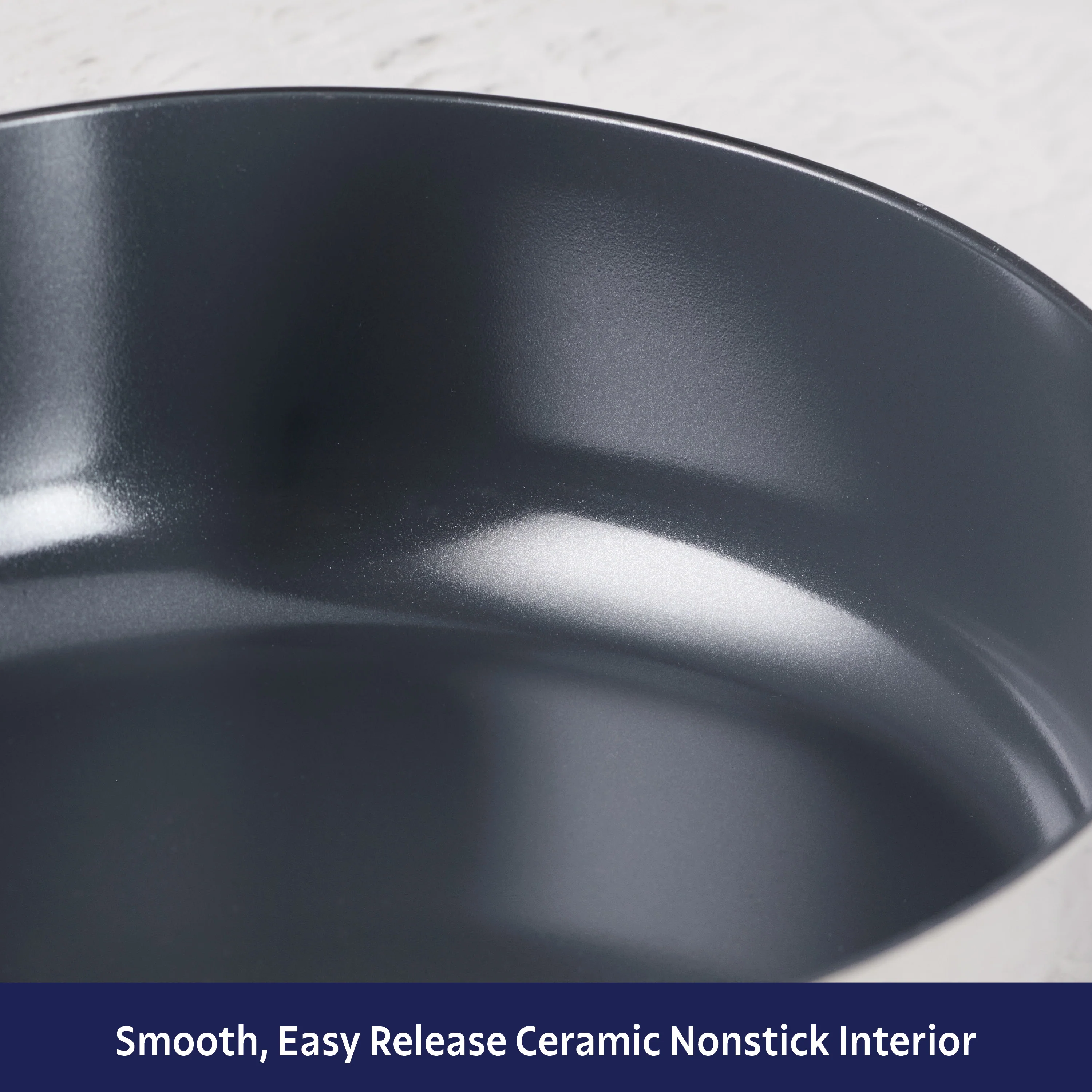 Utsava Tri-Ply Clad Covered Casserole with Ceramic Interior - Image 8