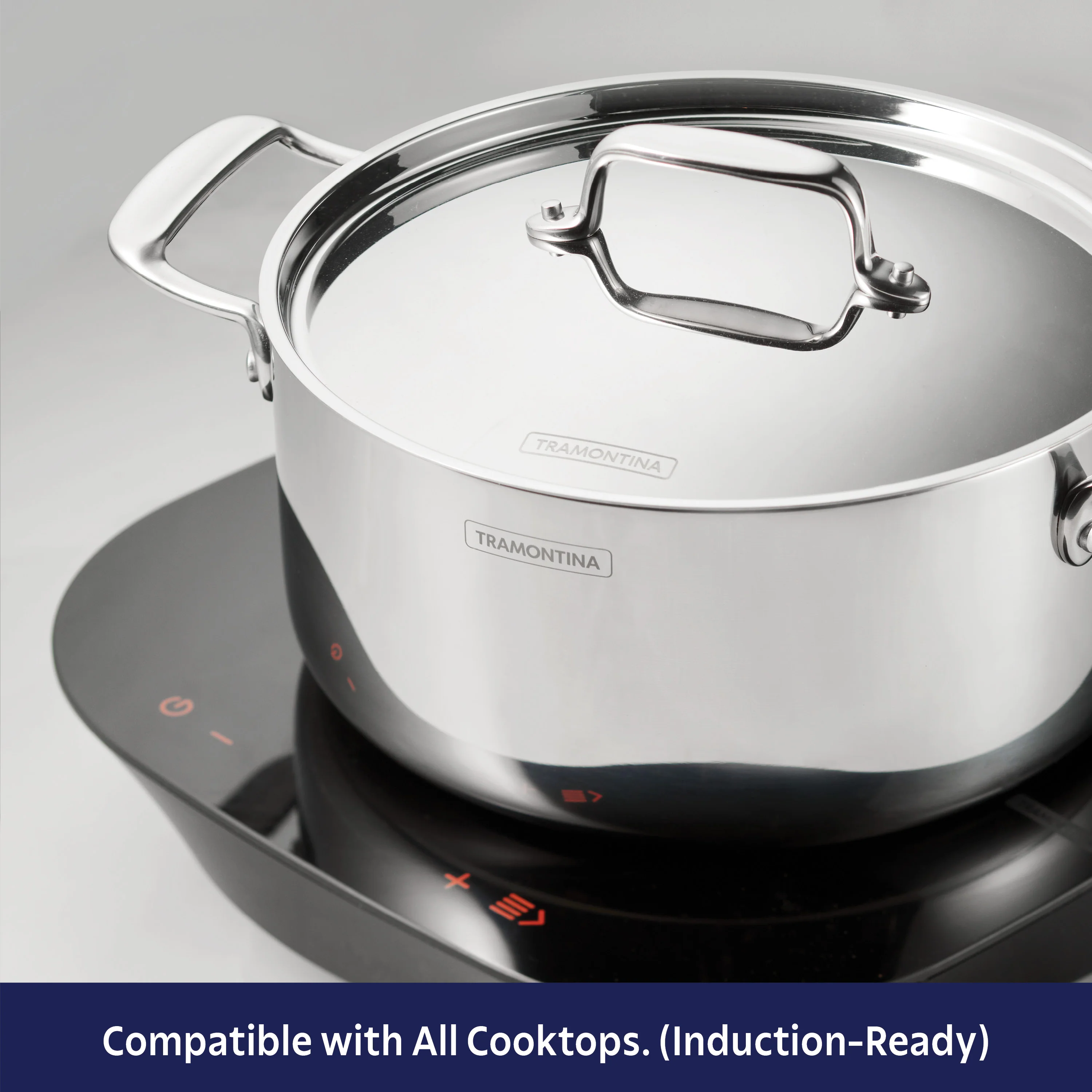 Utsava Tri-Ply Clad Covered Casserole with Ceramic Interior - Image 9