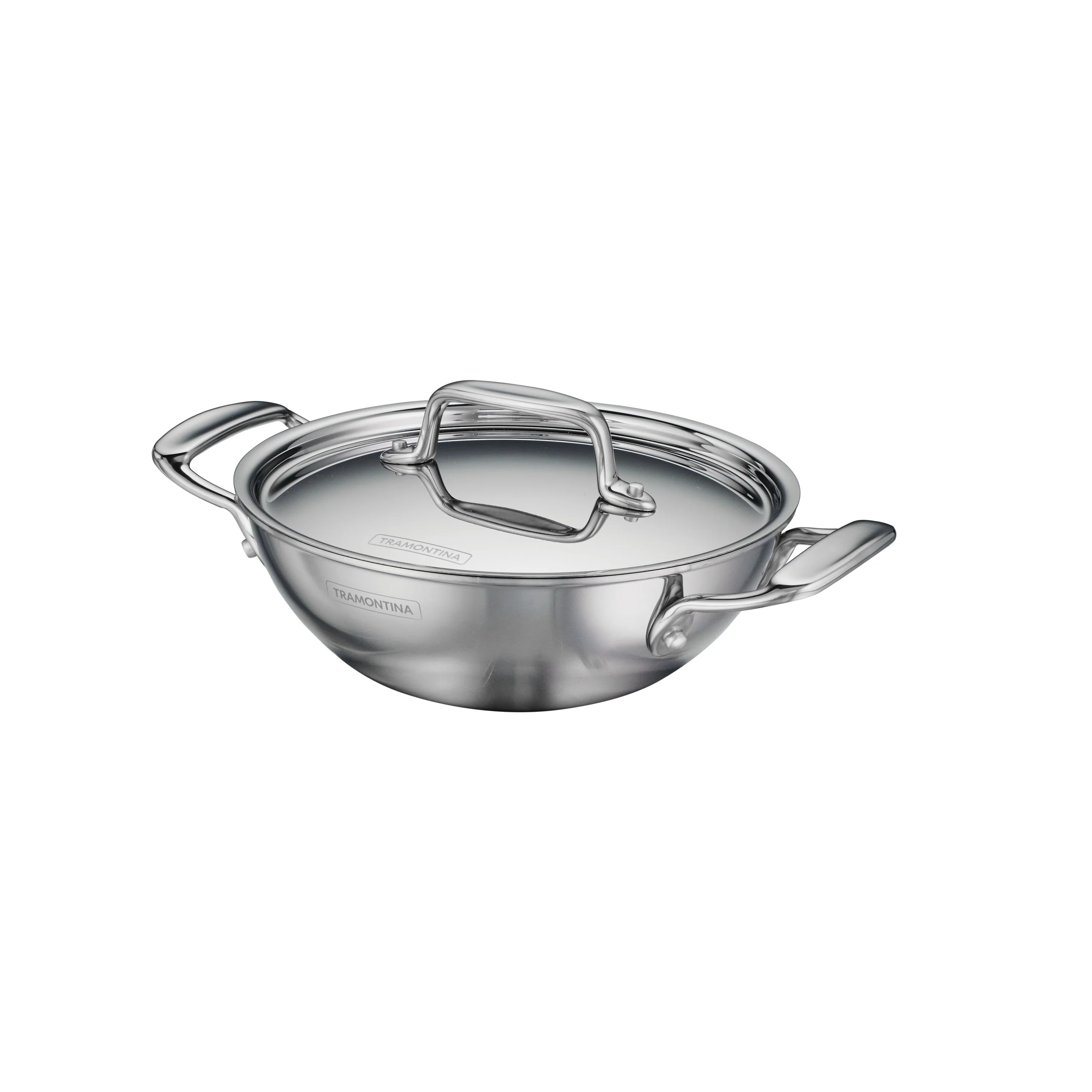 Utsava Tri-Ply Clad Covered Kadai with Ceramic Interior - Image 13