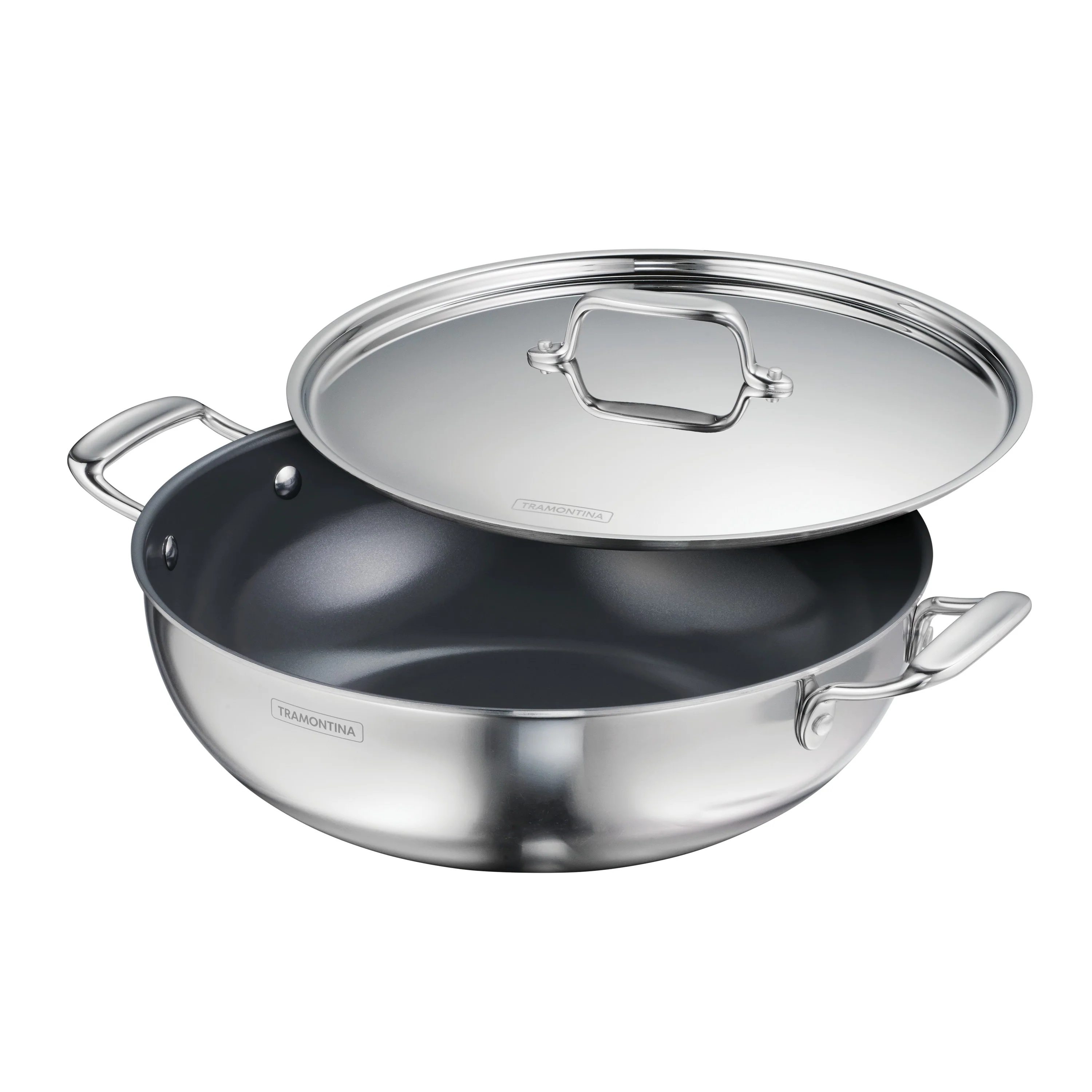 Utsava Tri-Ply Clad Covered Kadai with Ceramic Interior - Image 18