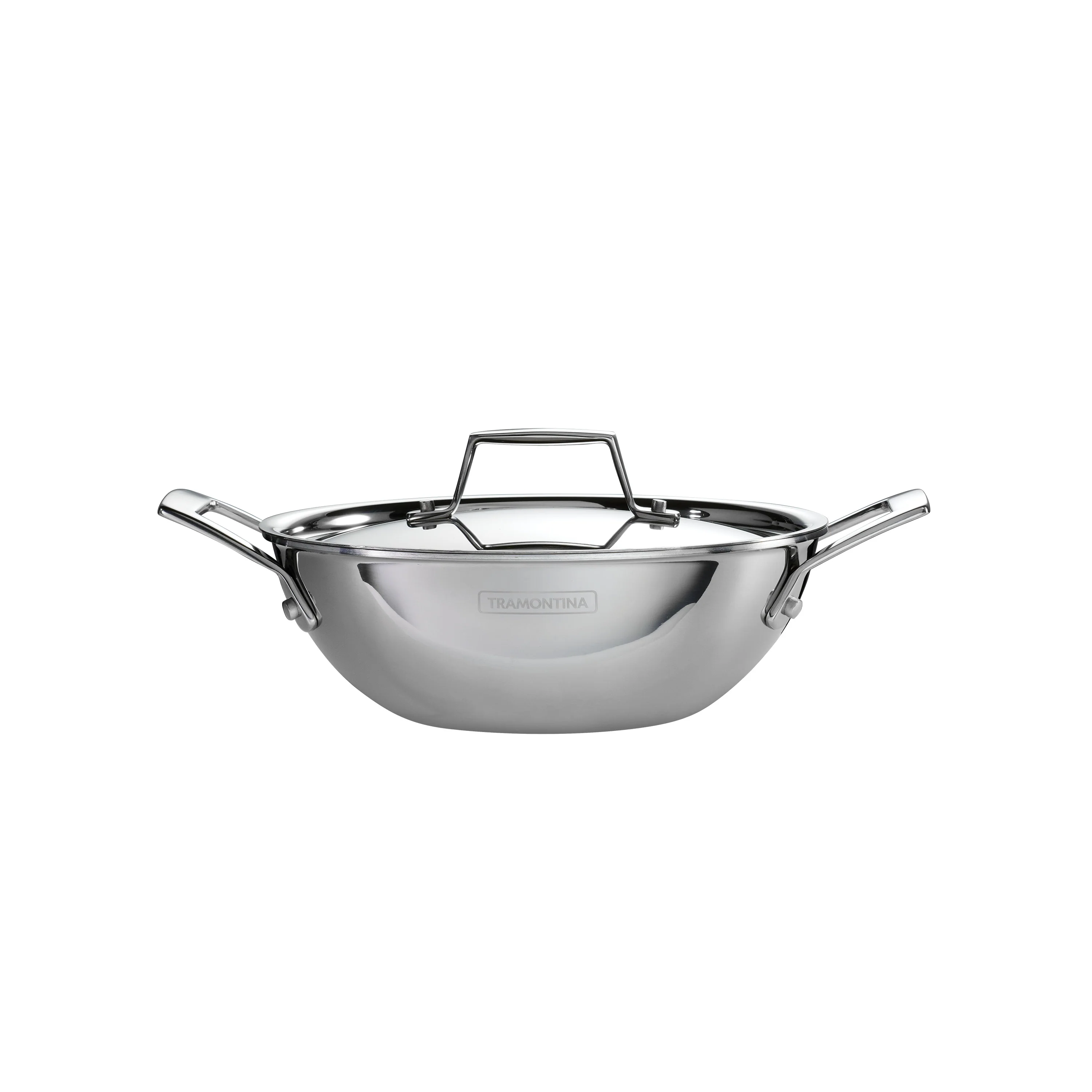 Utsava Tri-Ply Clad Stainless Steel Covered Kadai - Image 14