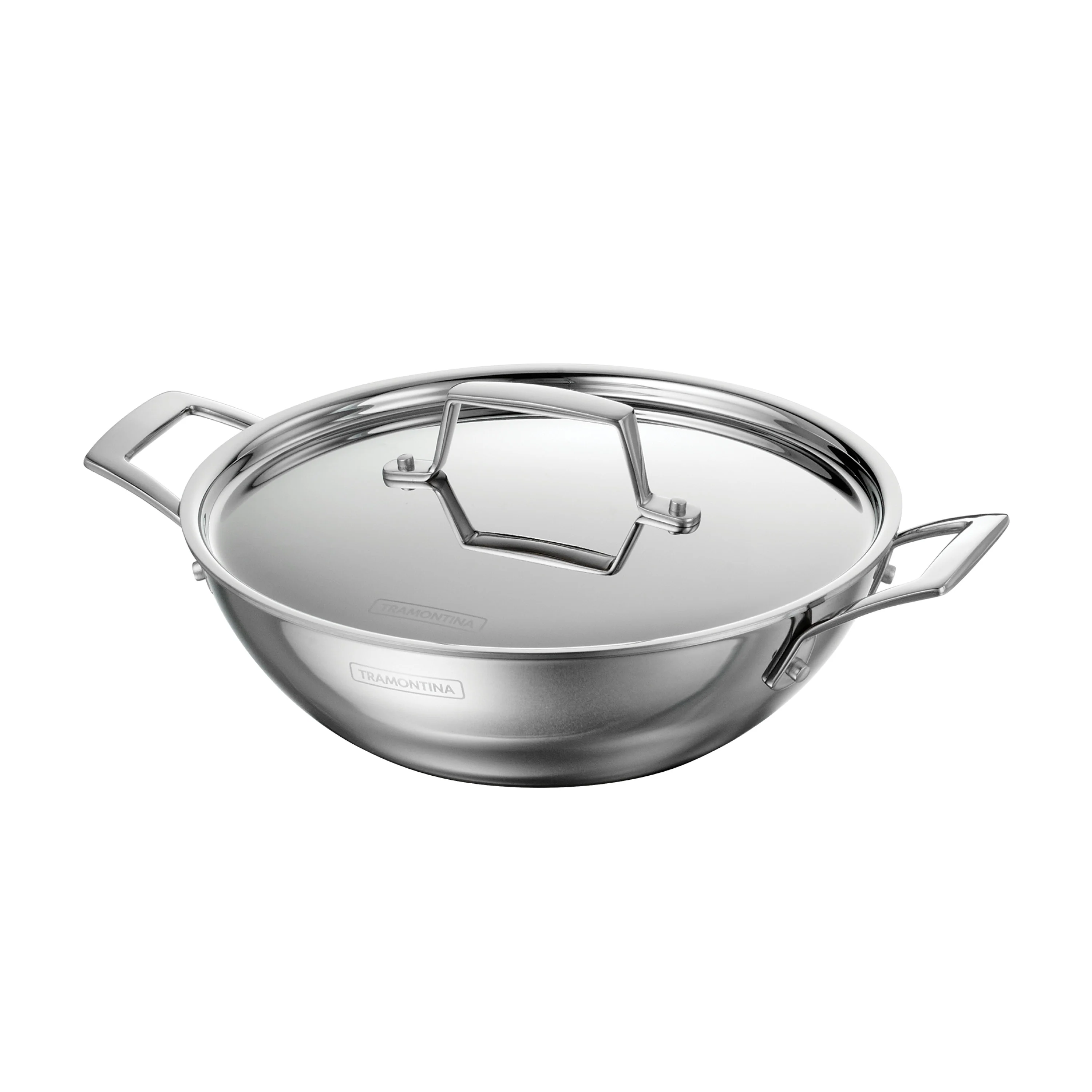 Utsava Tri-Ply Clad Stainless Steel Covered Kadai - Image 17