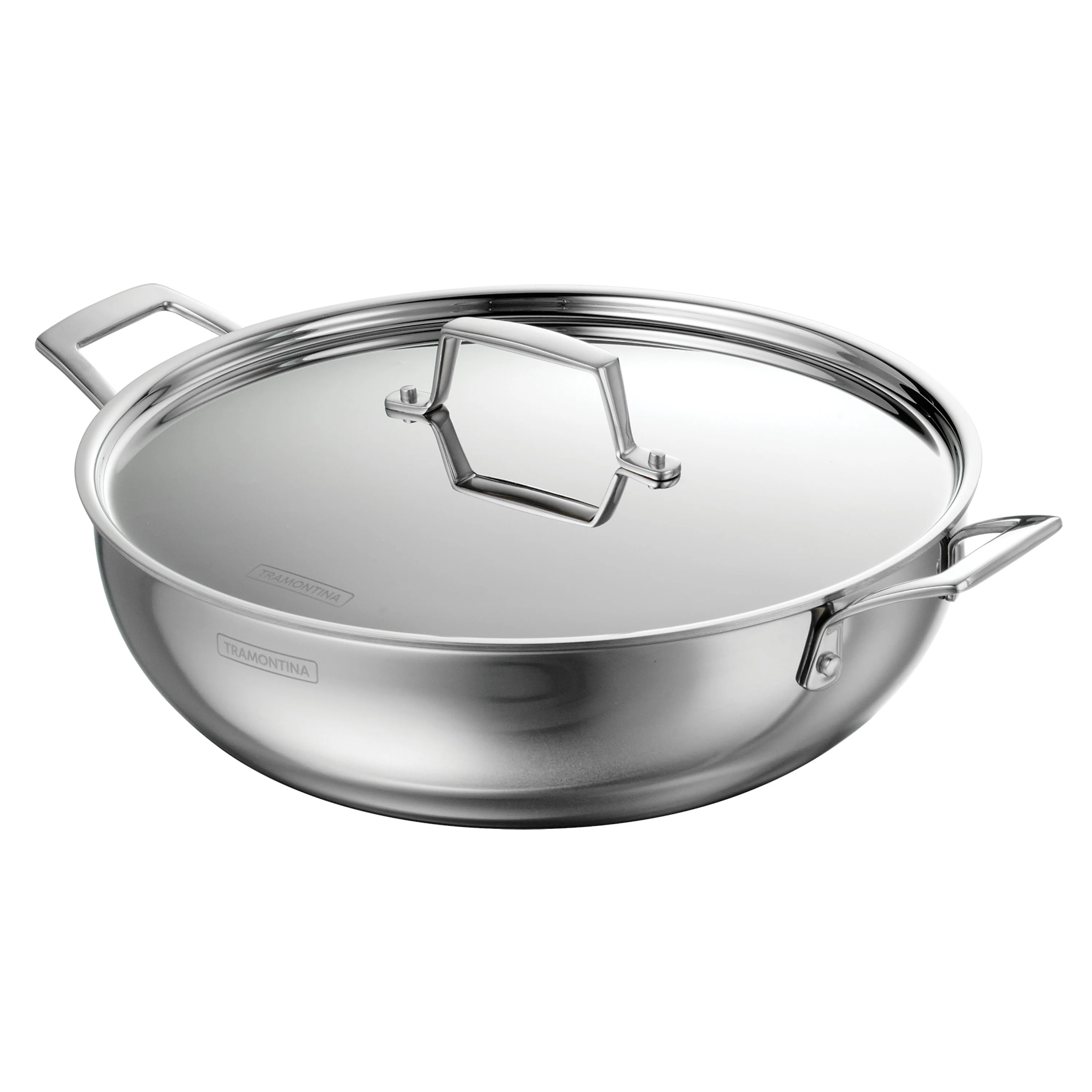 Utsava Tri-Ply Clad Stainless Steel Covered Kadai - Image 22