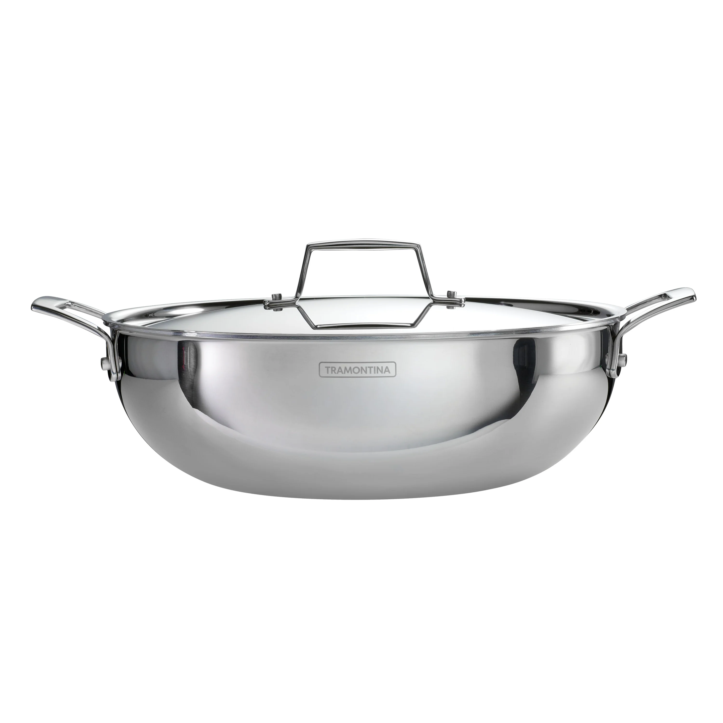 Utsava Tri-Ply Clad Stainless Steel Covered Kadai - Image 24