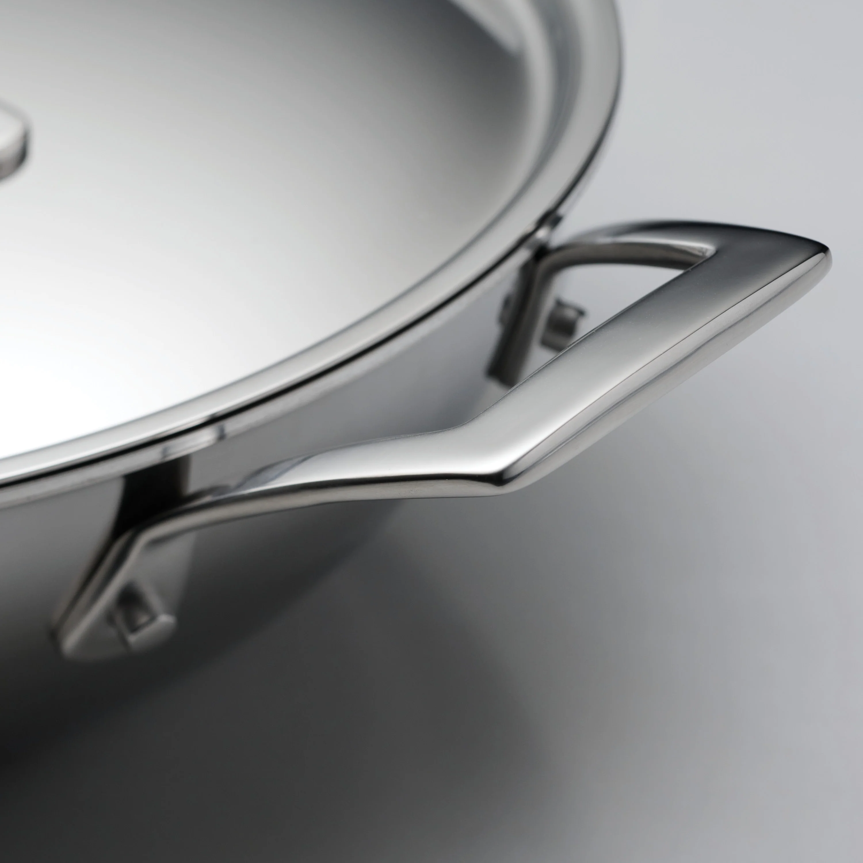Utsava Tri-Ply Clad Stainless Steel Covered Kadai - Image 8