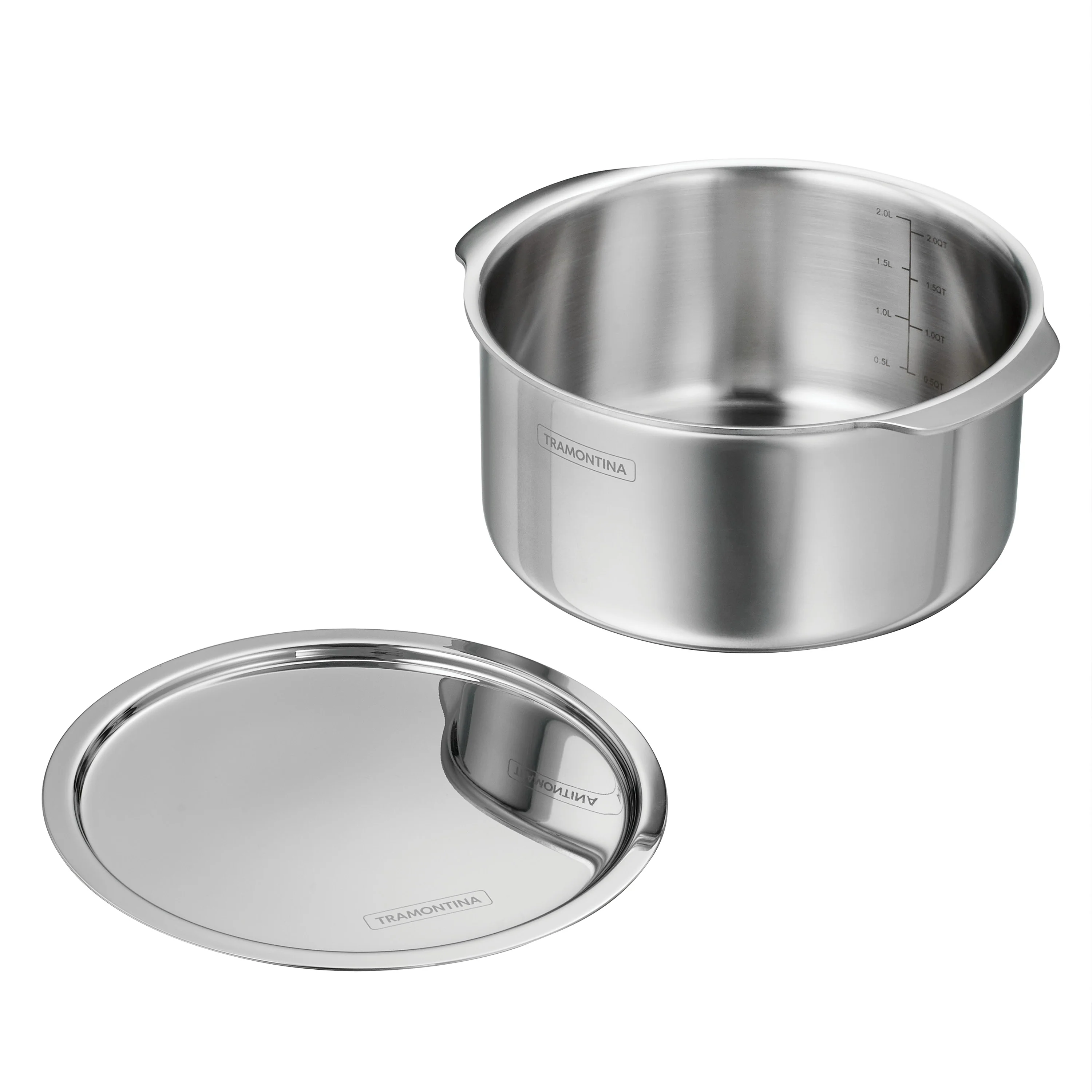 Utsava Tri-Ply Clad Stainless Steel Covered Tope Patila - Image 15